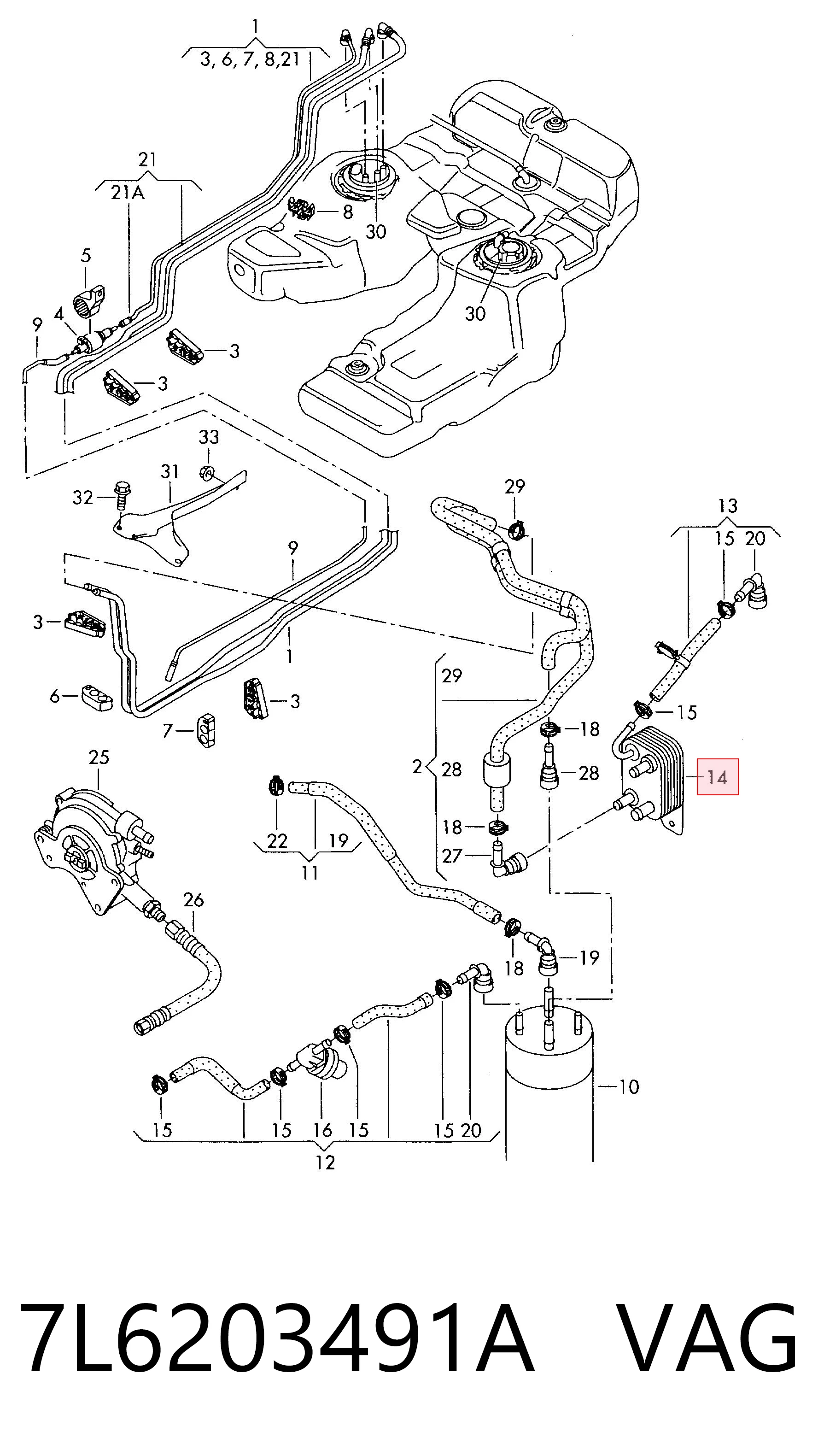 7L6203491A VAG