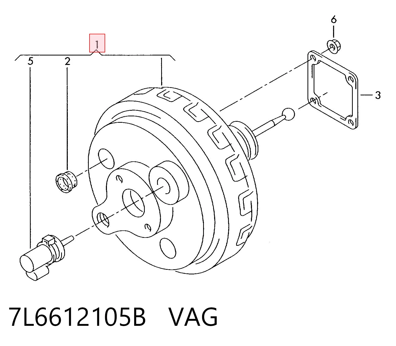 7L6612105B VAG