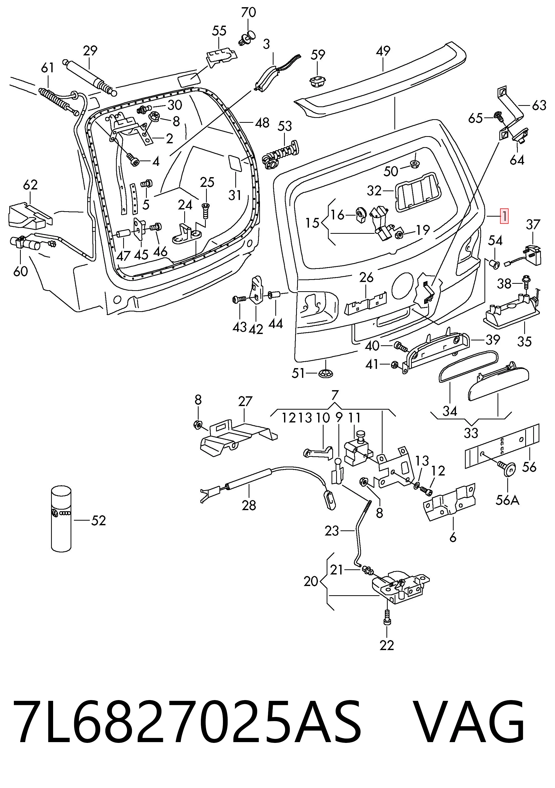 7L6827025AS VAG
