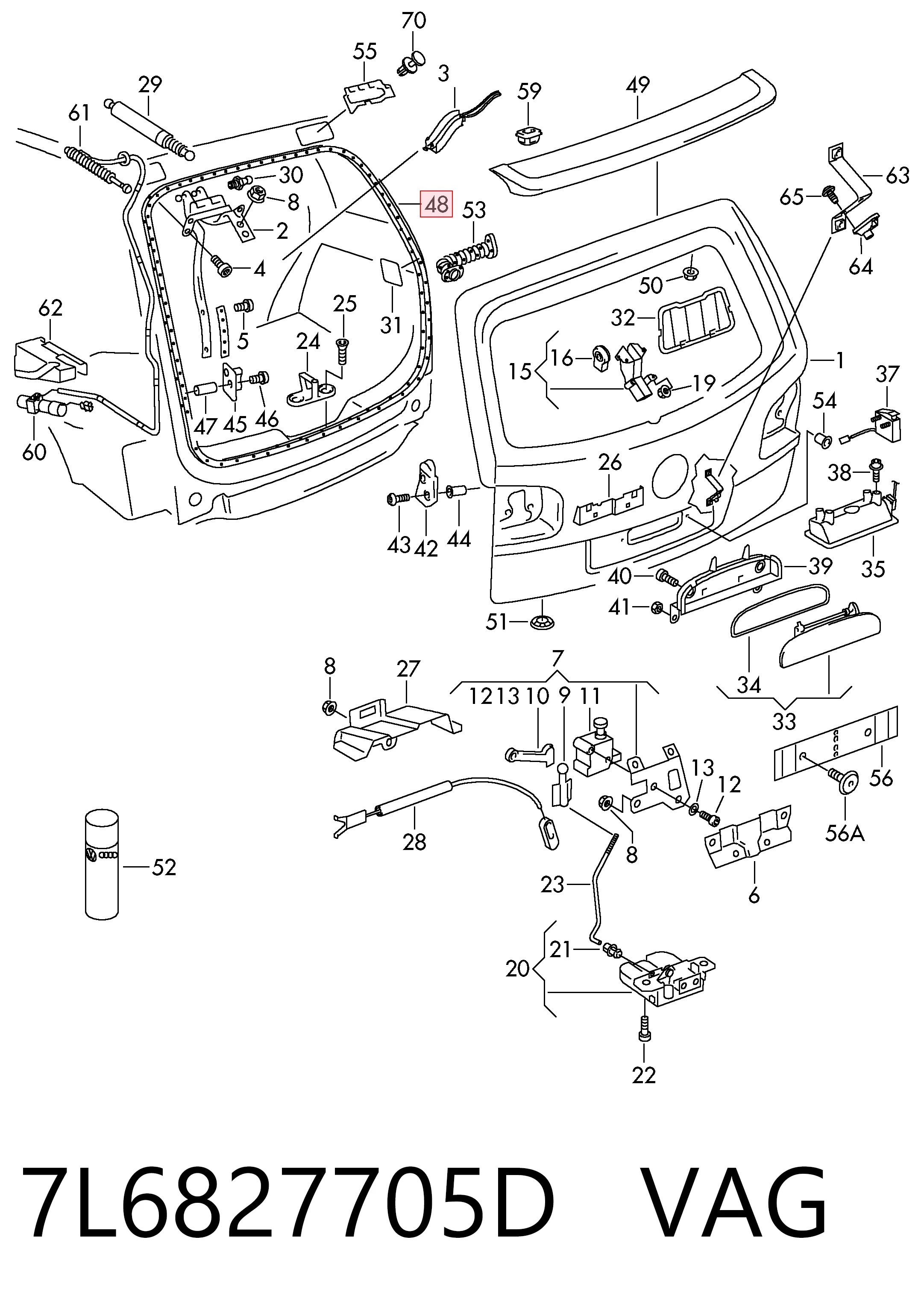 7L6827705D VAG