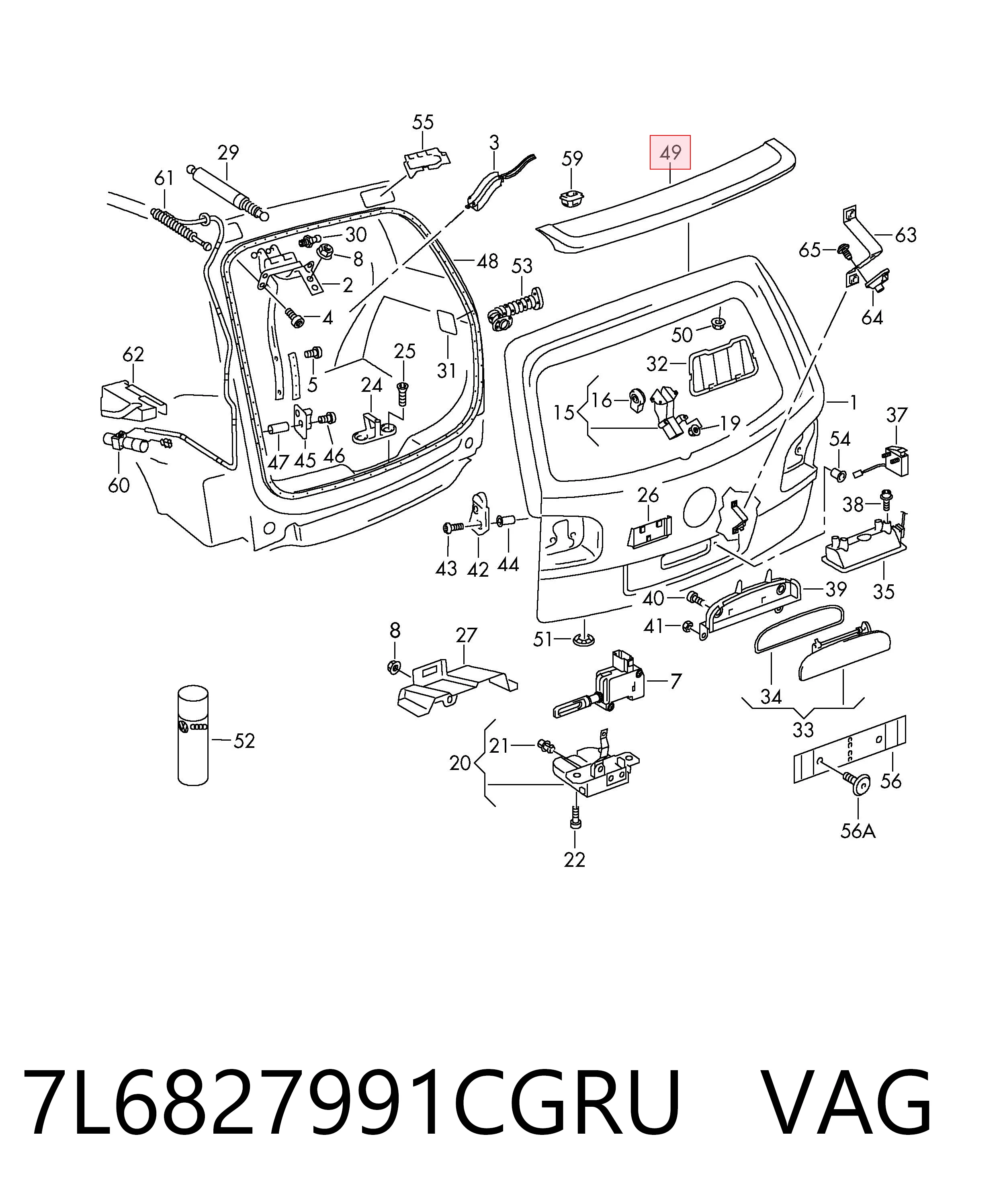 7L6827991CGRU VAG