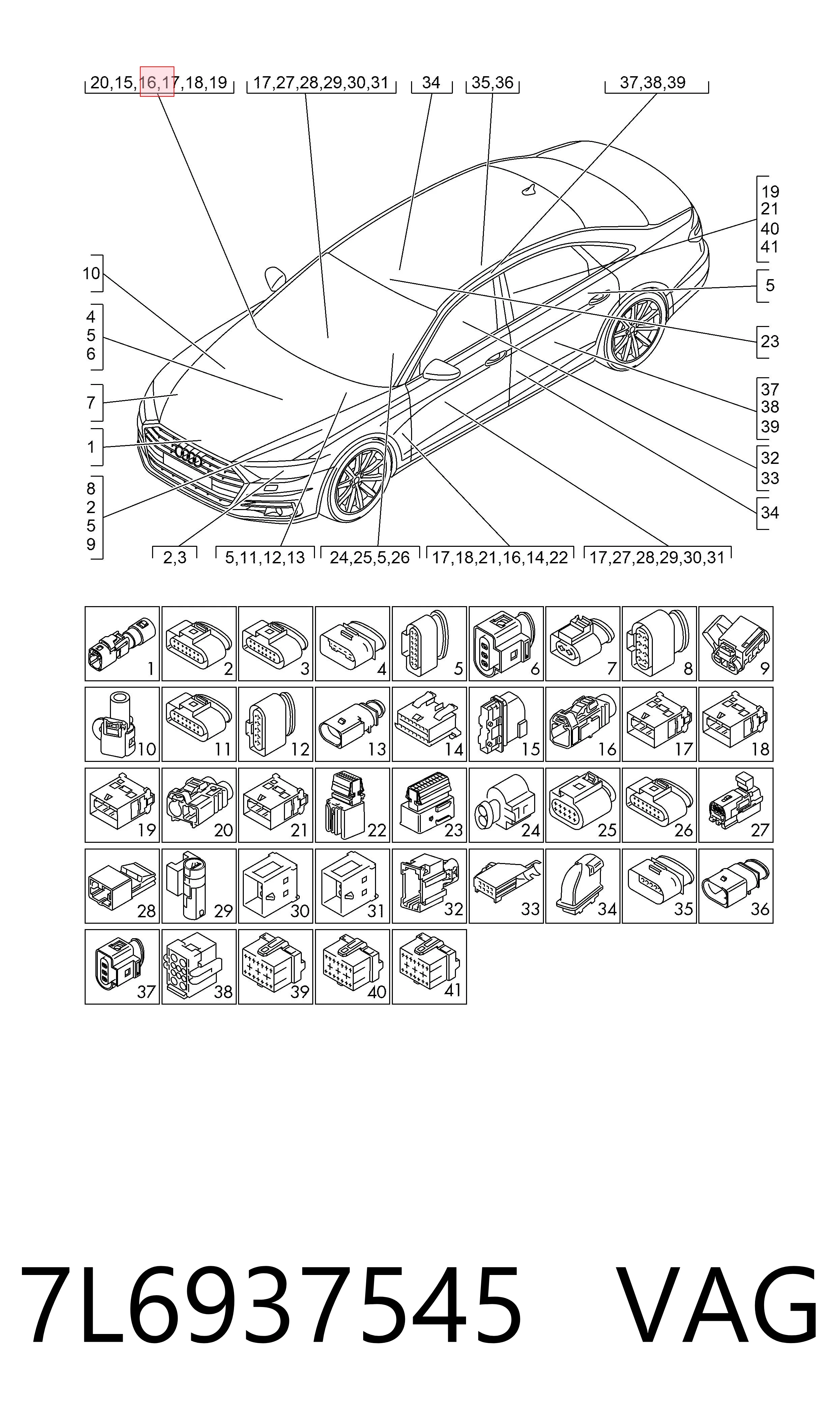  VAG 7L6937545 preço, a partir de 6,28 USD