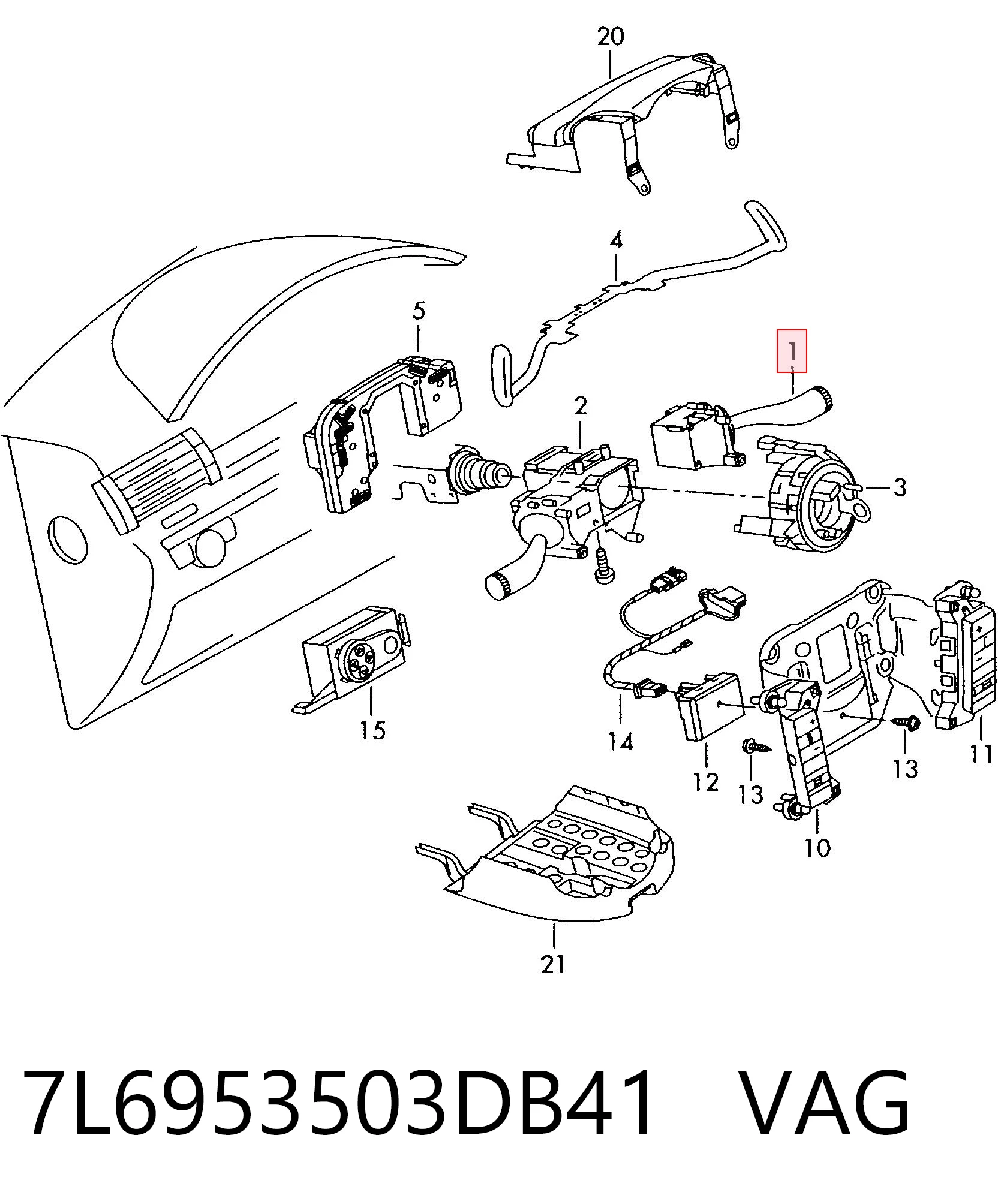 7L6953503DB41 VAG