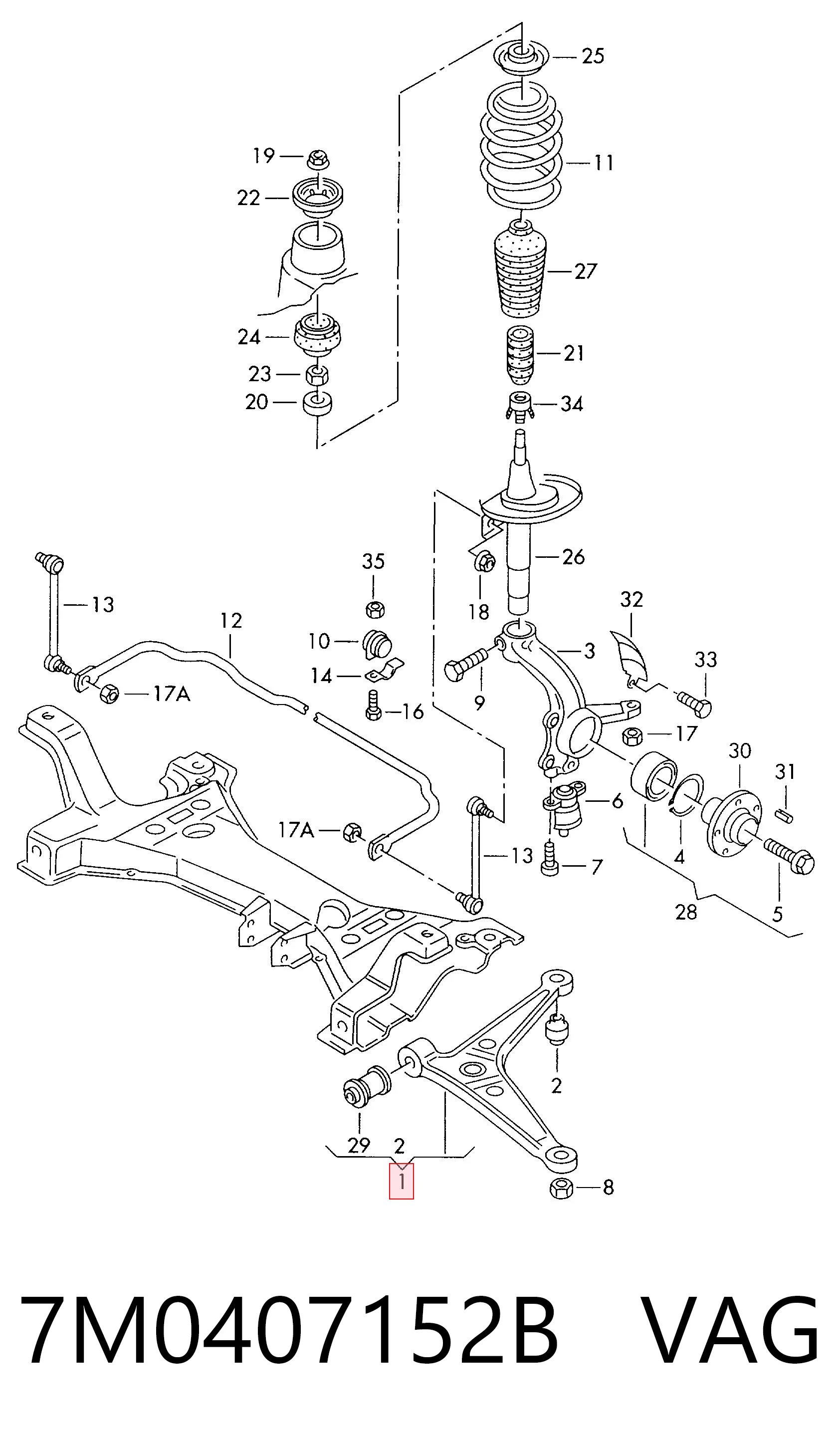 7M0407152B VAG