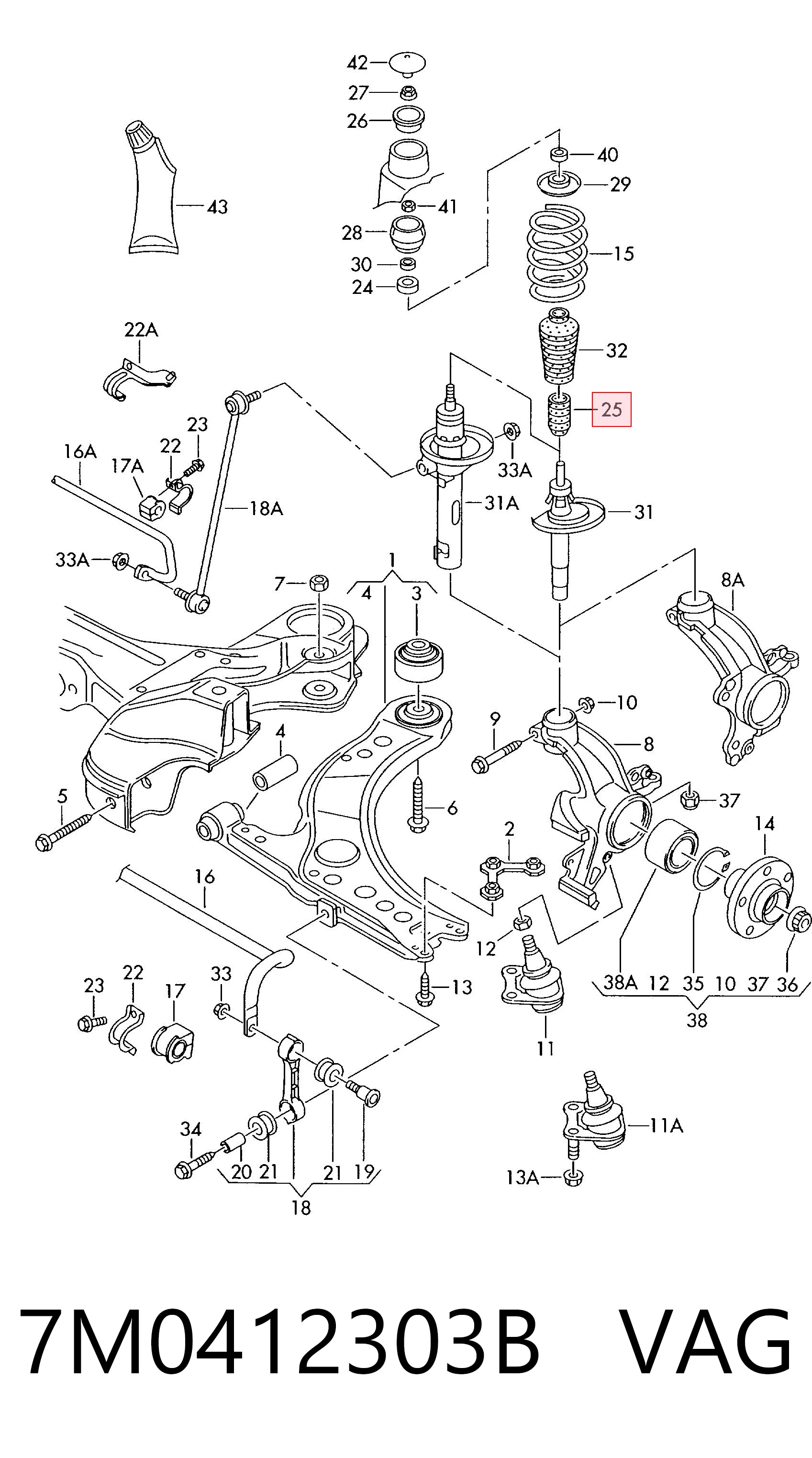 7M0412303B VAG