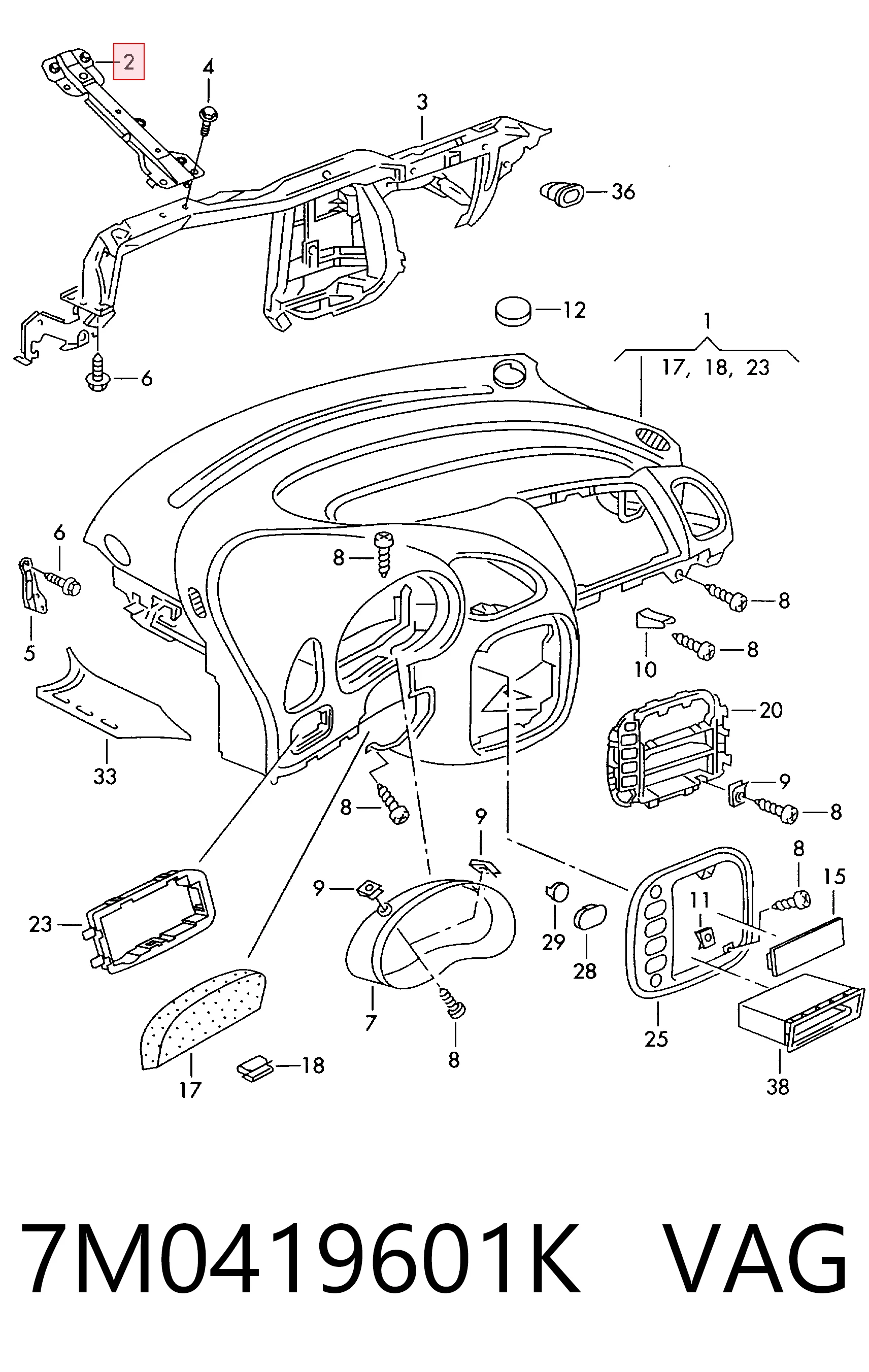 7M0419601K VAG