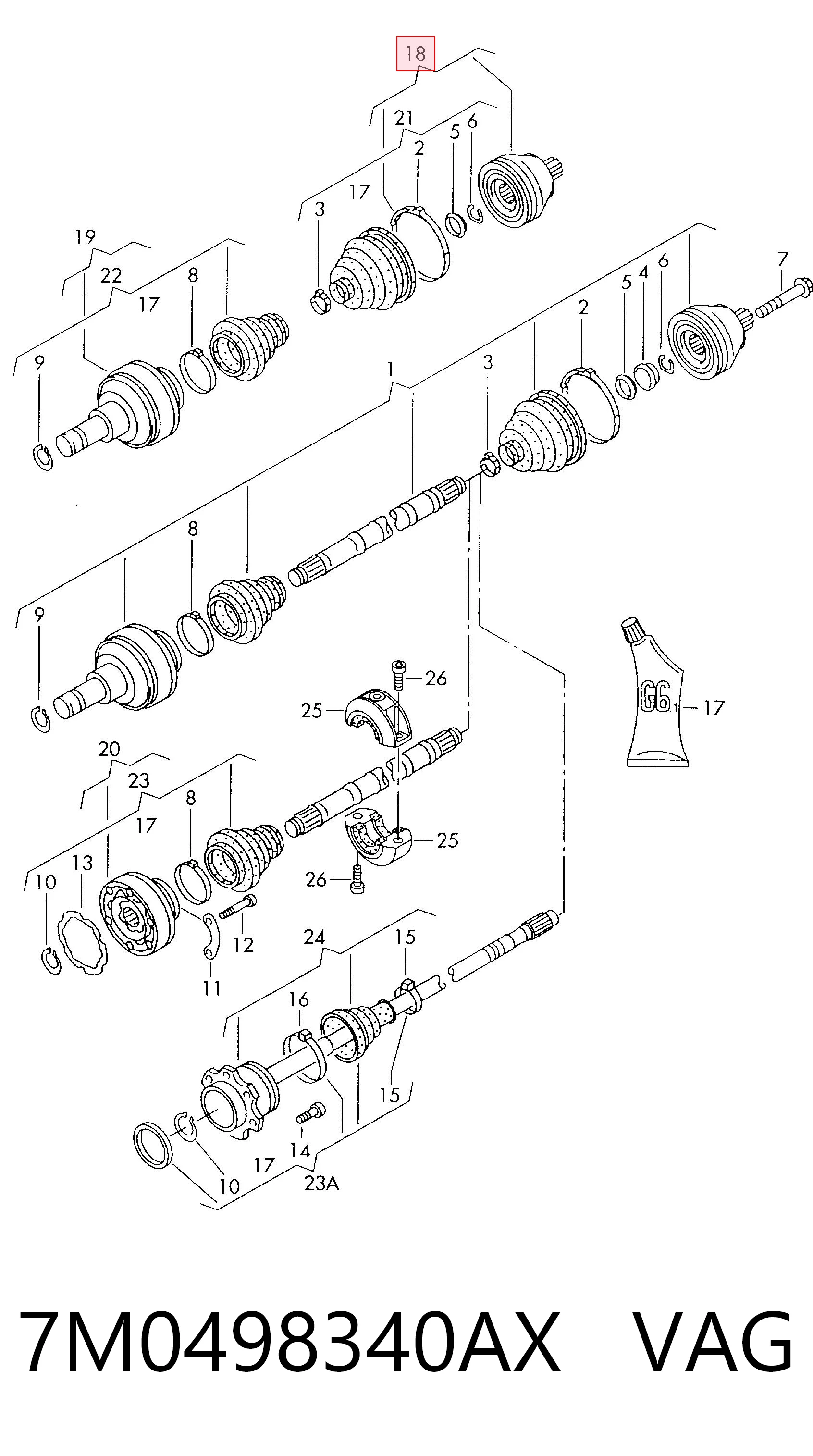 7M0498340AX VAG