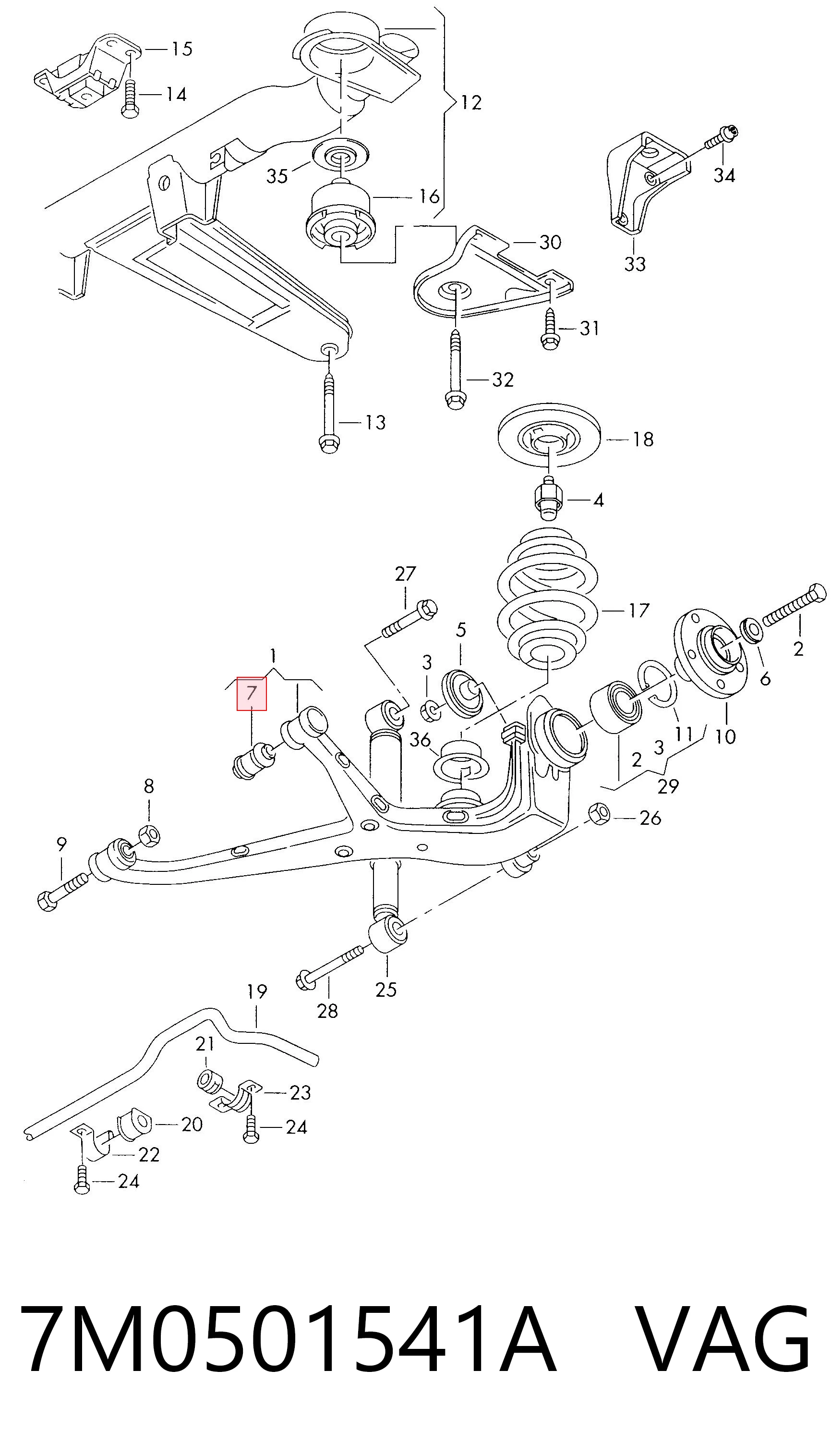 7M0501541A VAG