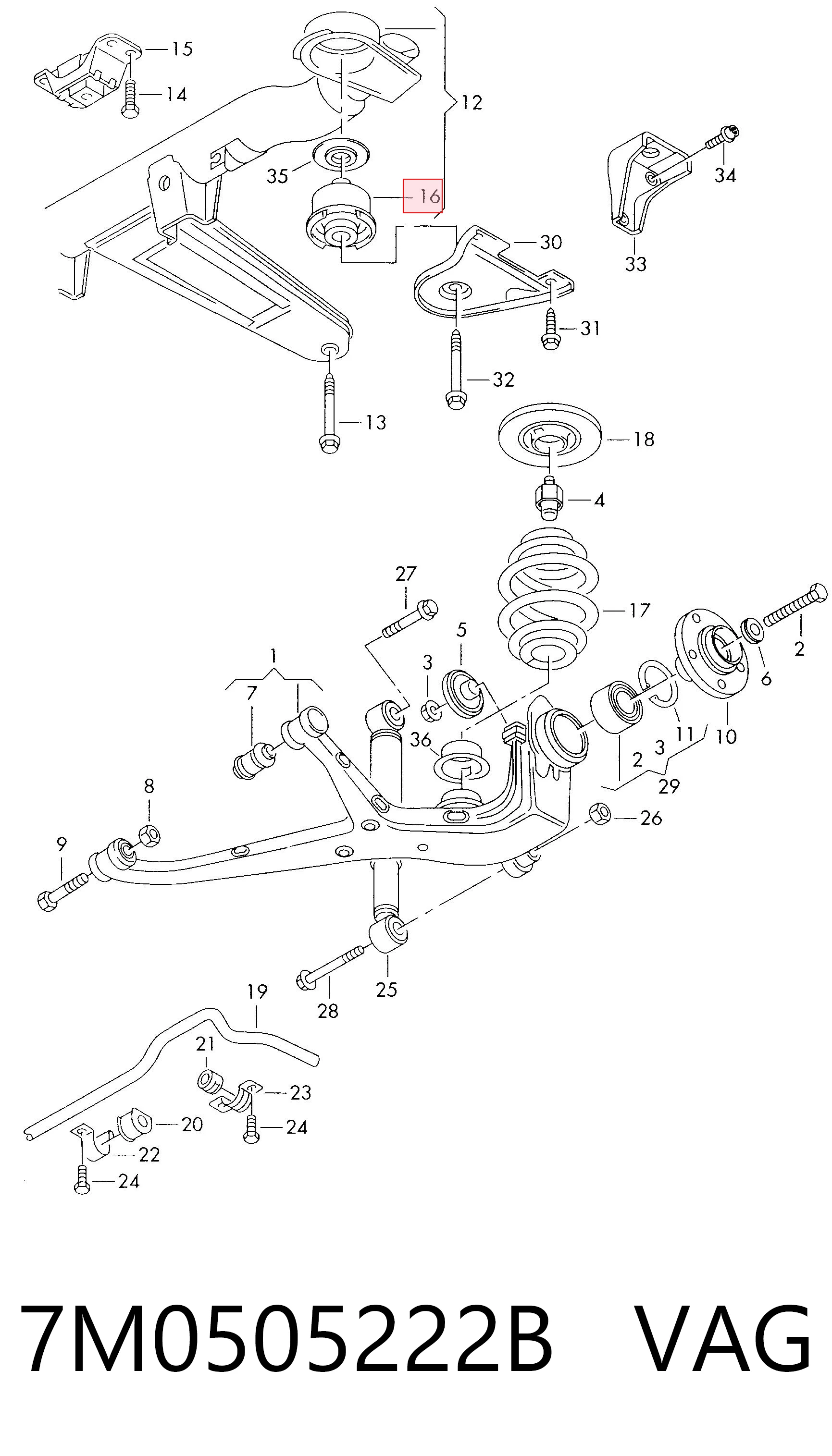 7M0505222B VAG