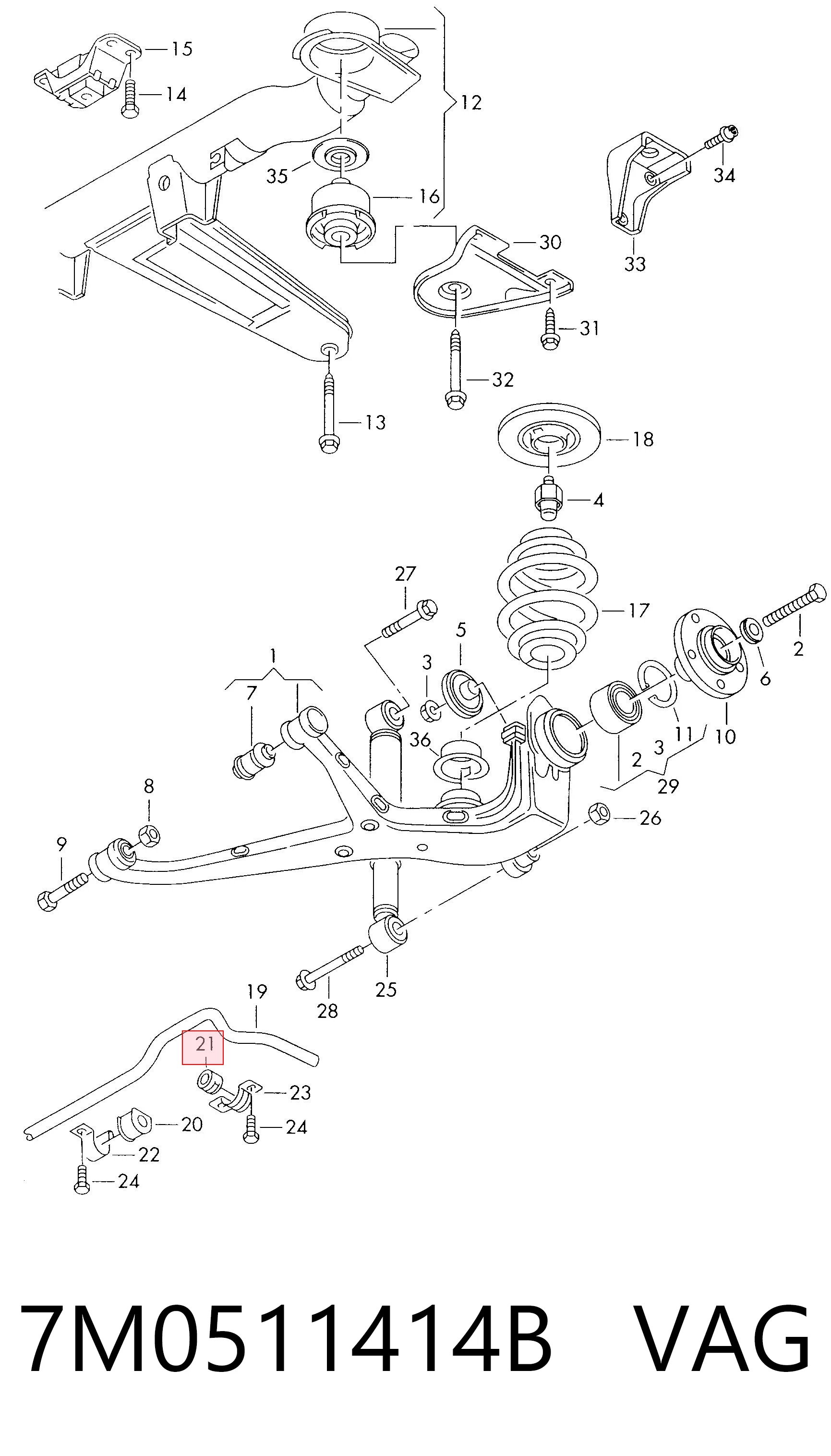 7M0511414B VAG