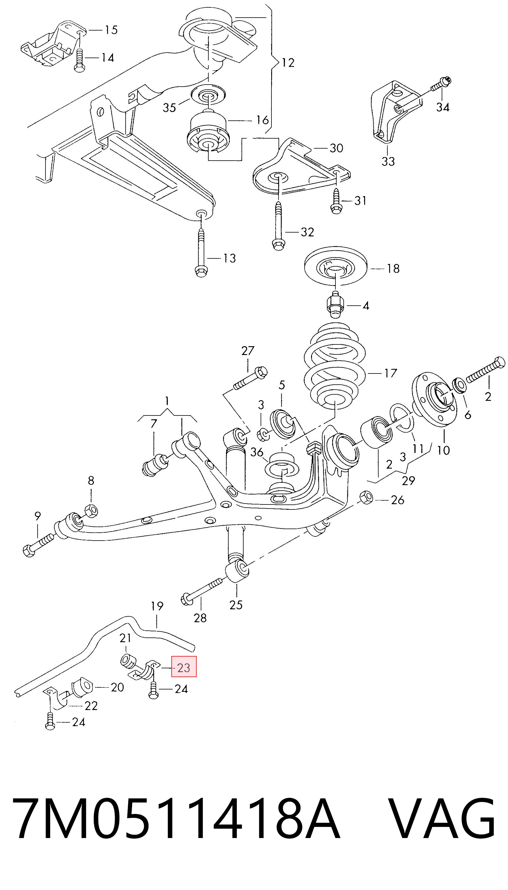 7M0511418A VAG