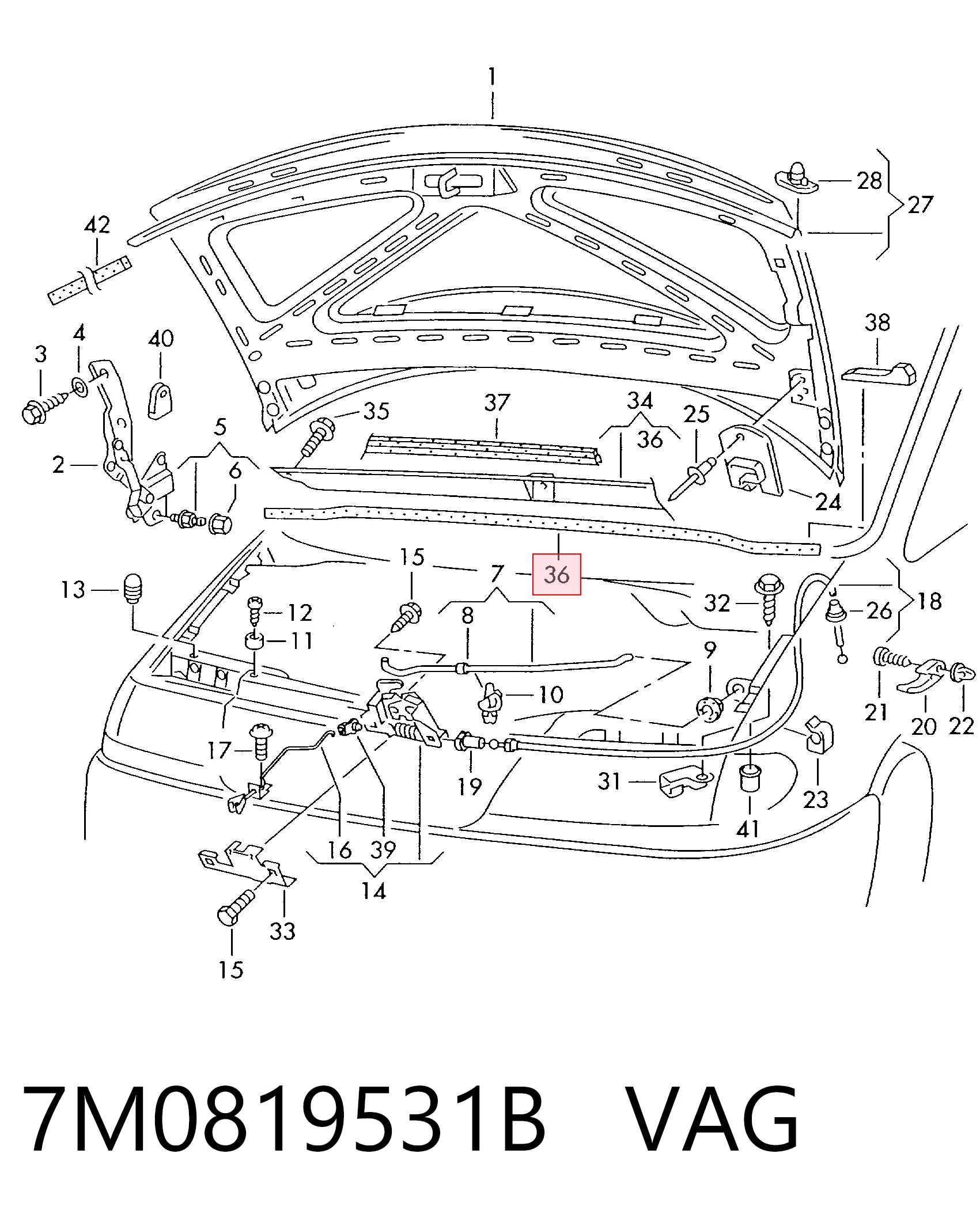 7M0819531B VAG
