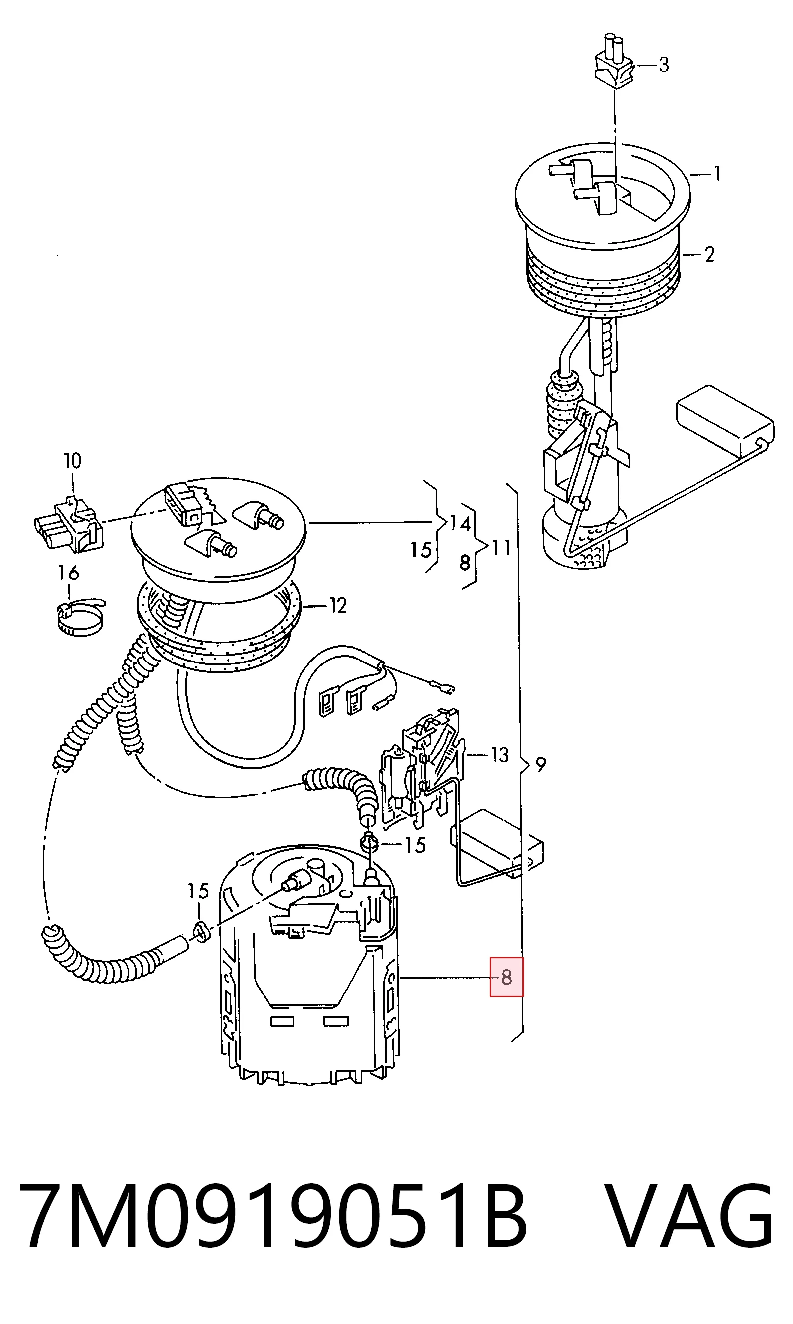 7M0919051B VAG