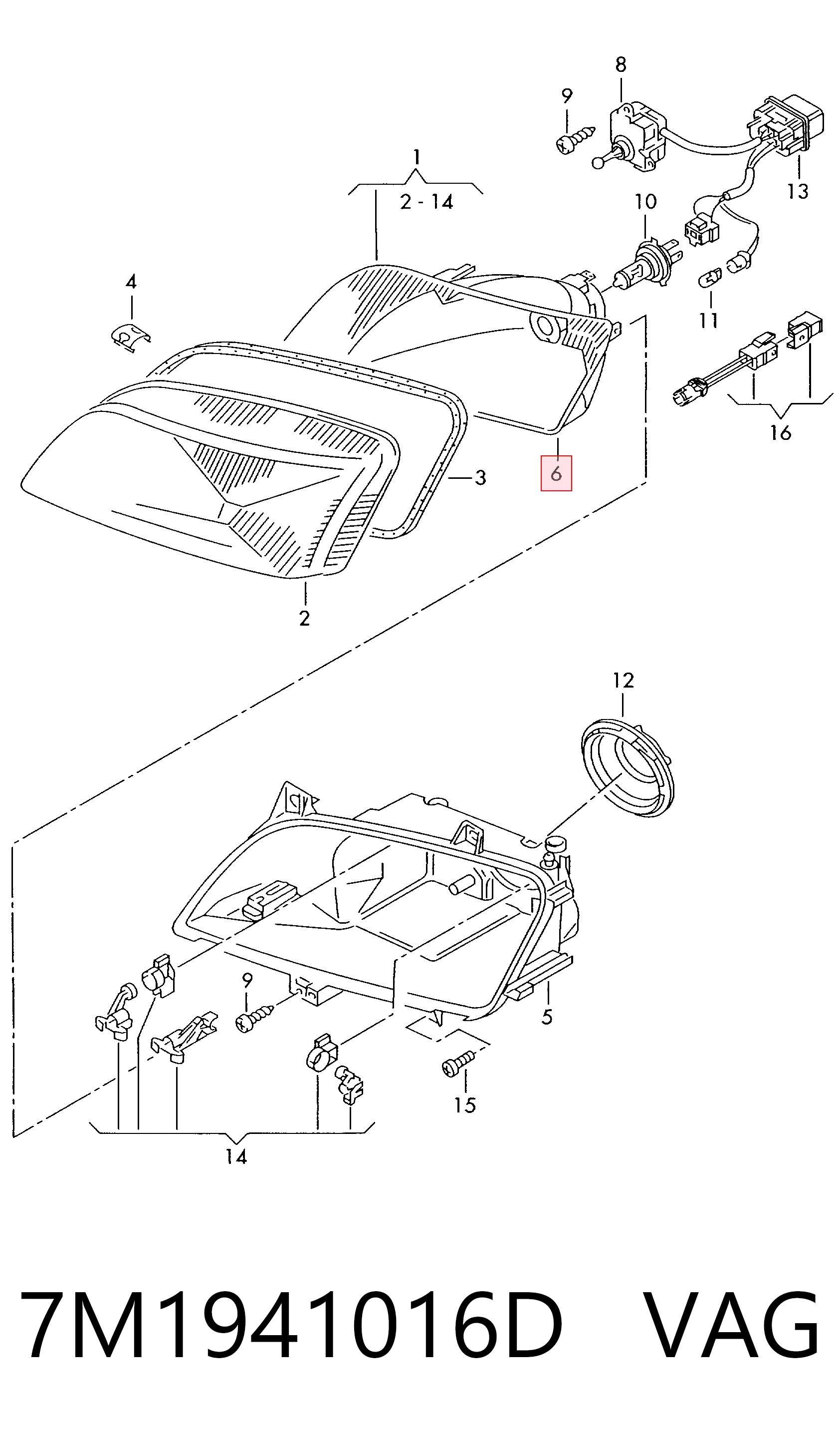 Compre Luz direita Seat Alhambra 