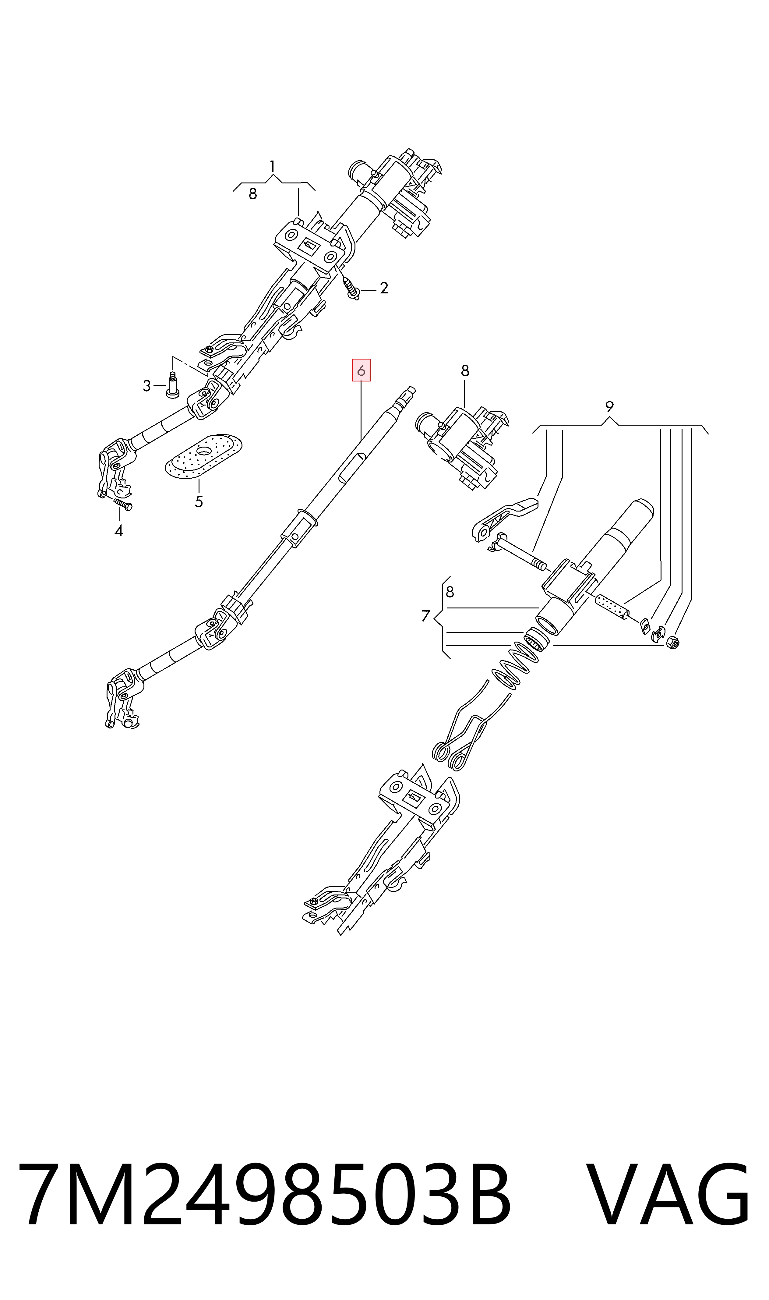 7M2498503B VAG