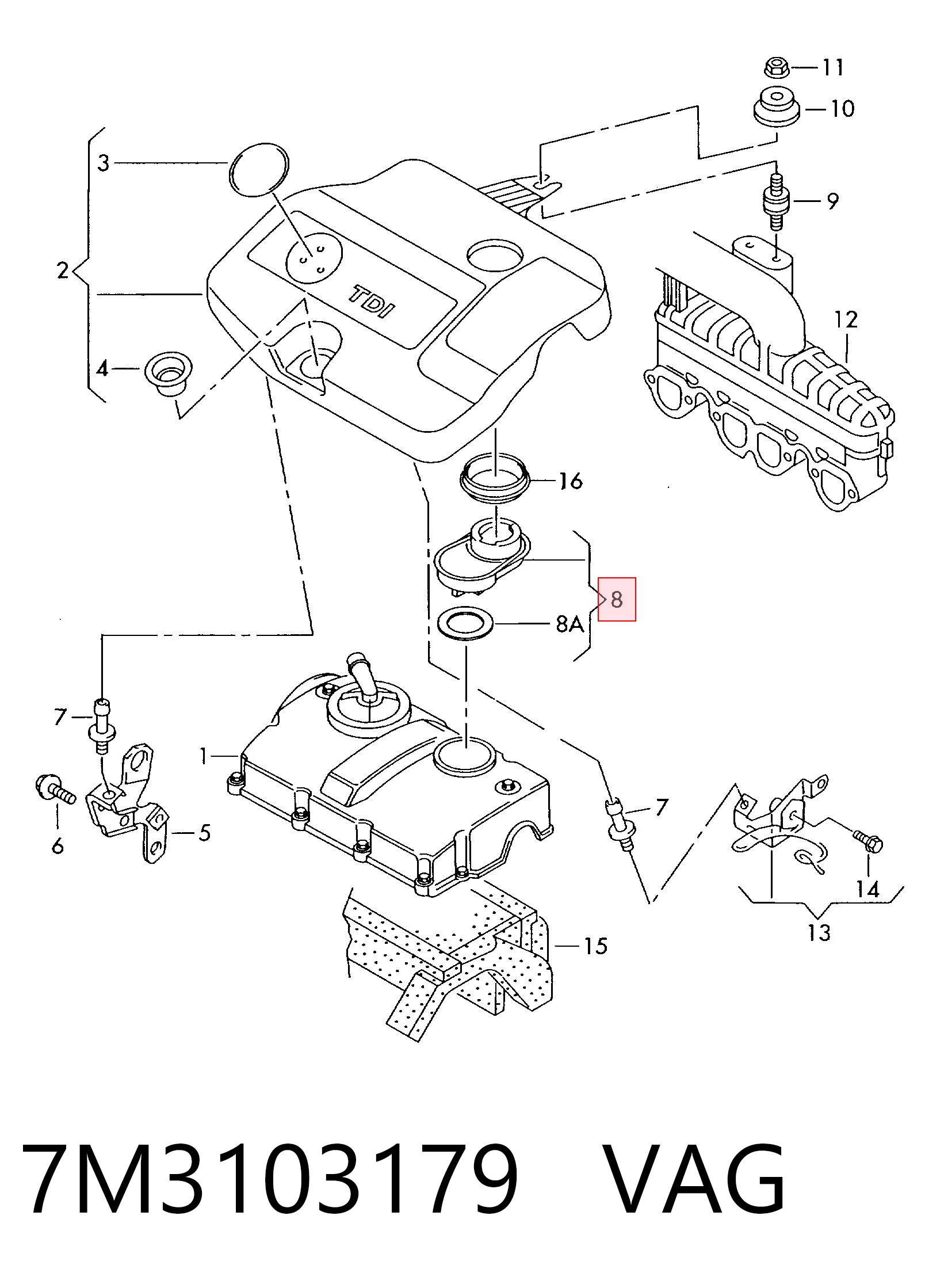 7M3103179 VAG