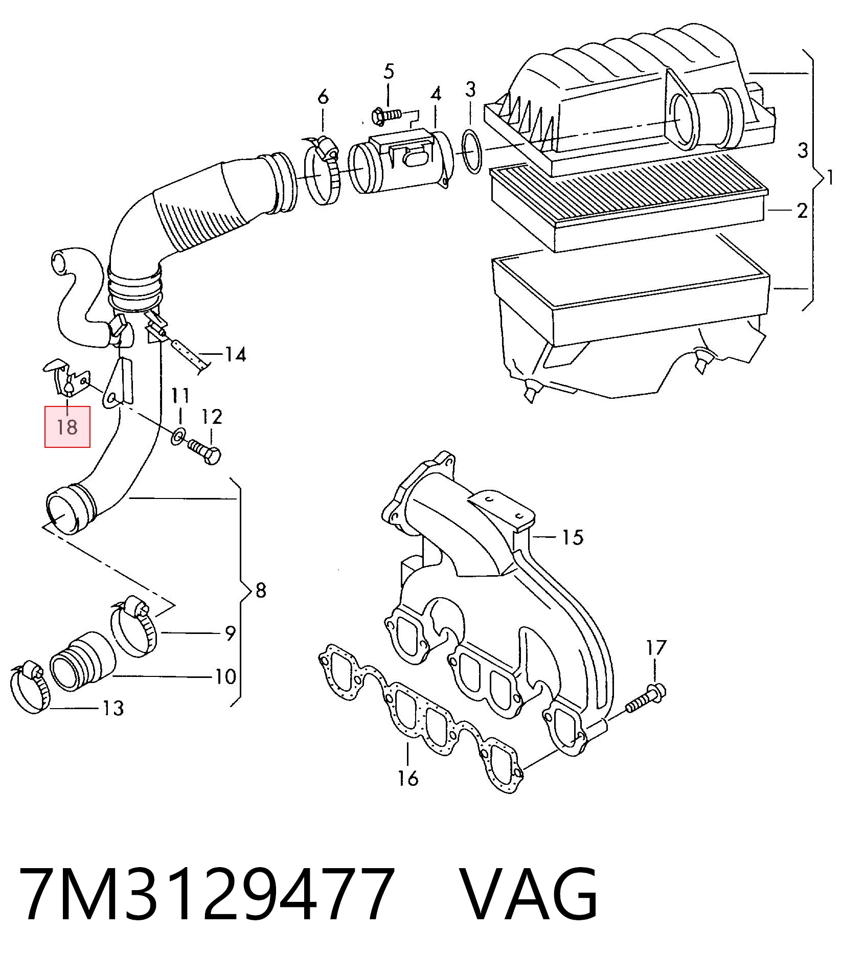 7M3129477 VAG