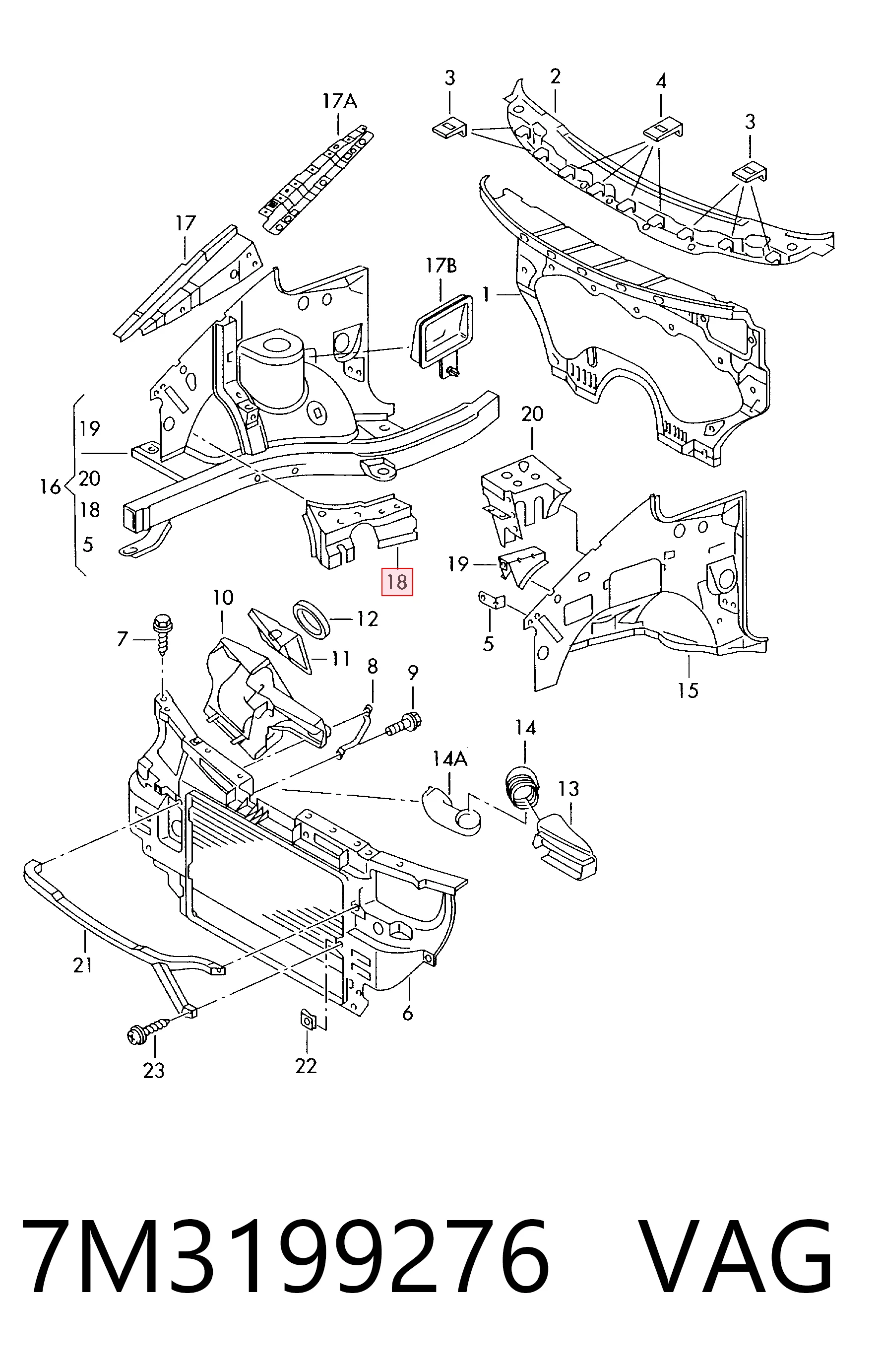 7M3199276 VAG