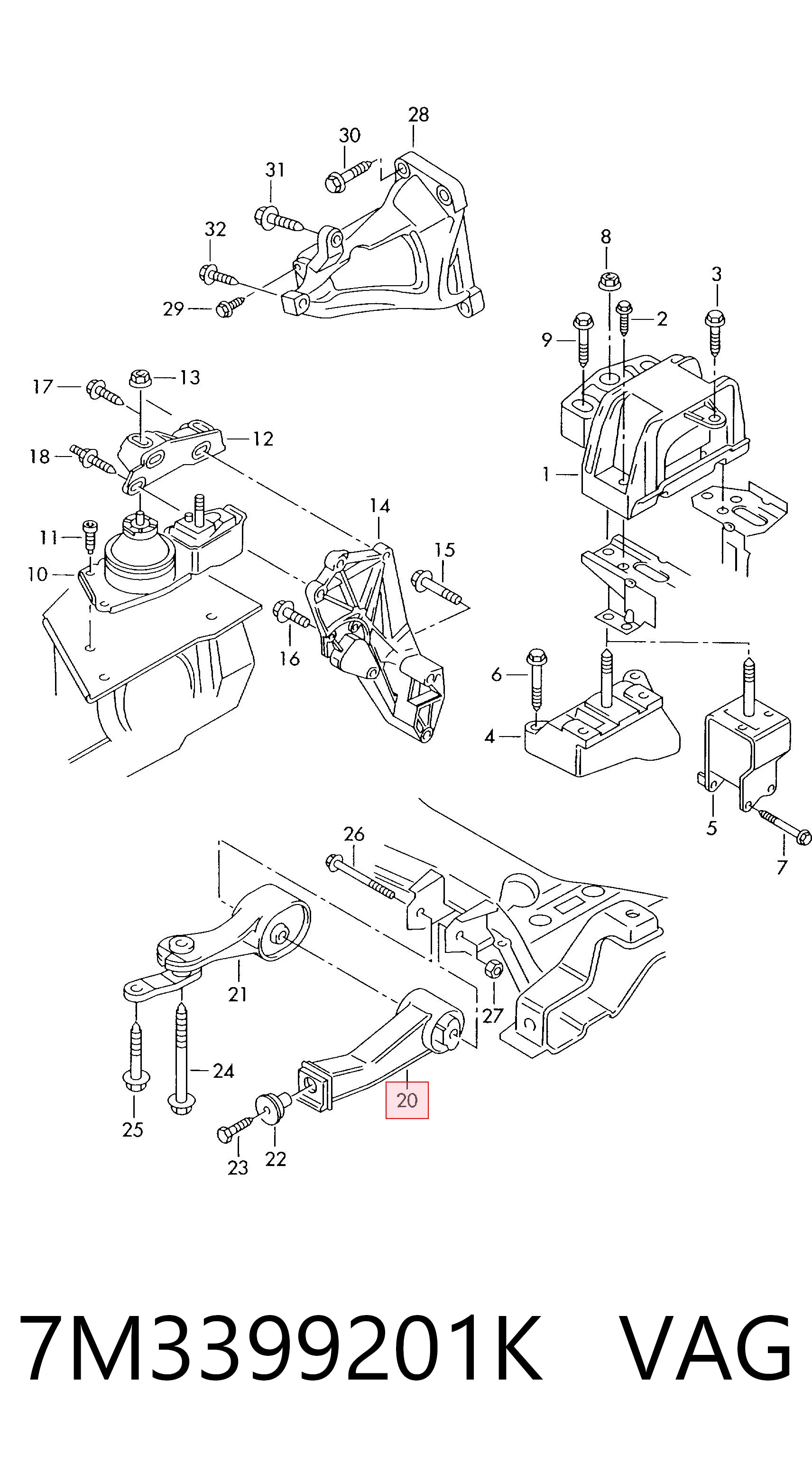 7M3399201K VAG