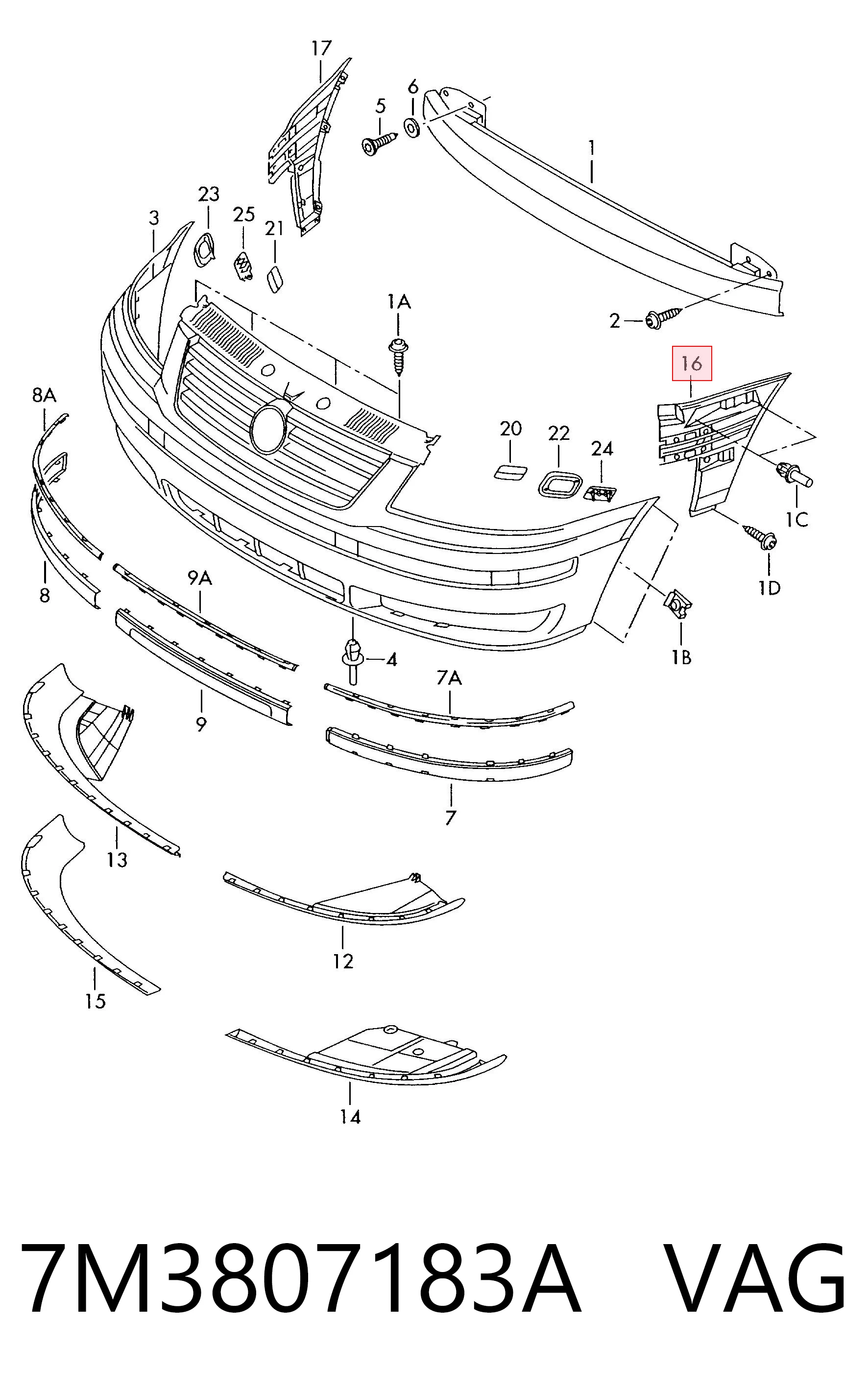 7M3807183A VAG