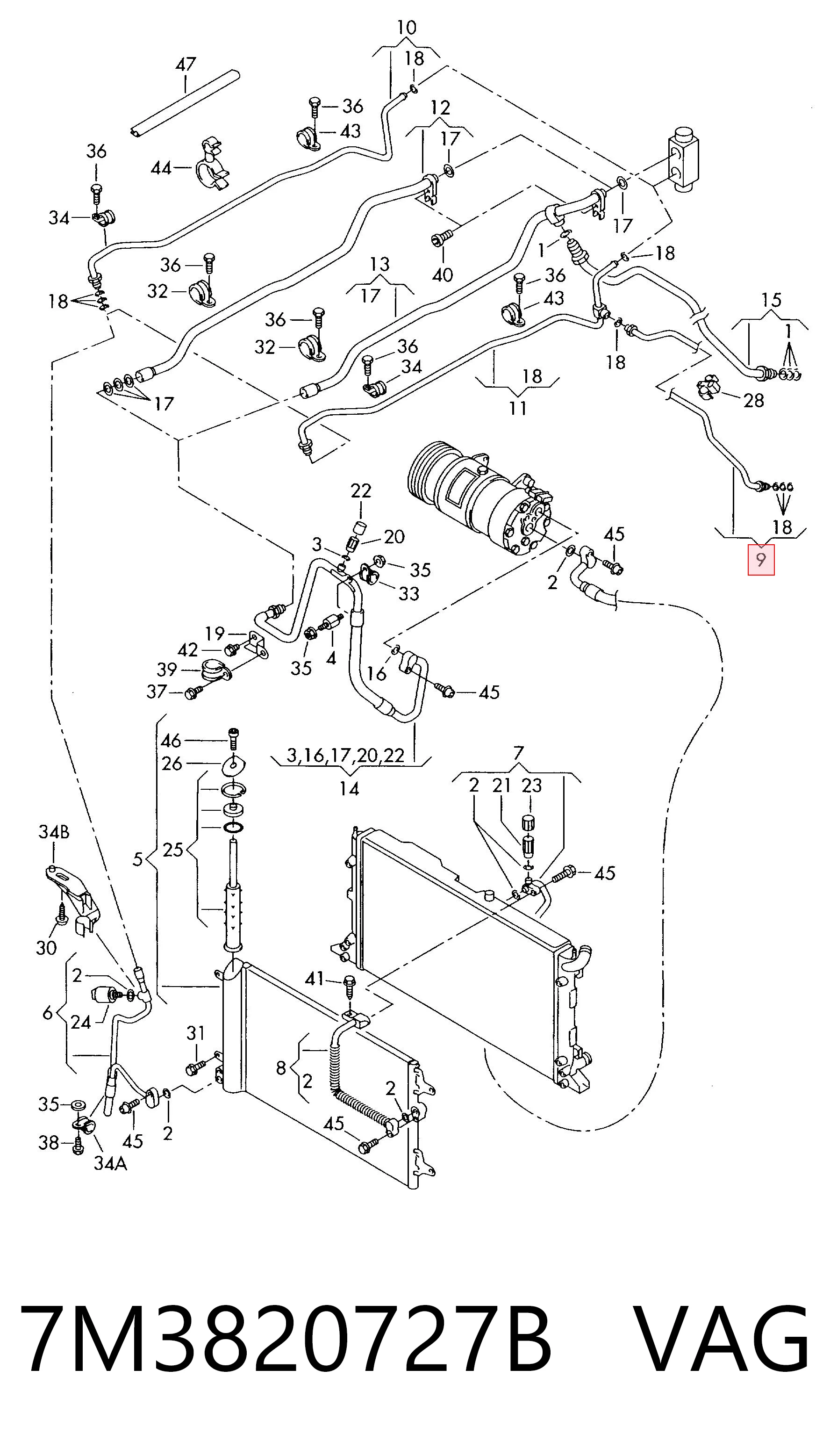 7M3820727B VAG