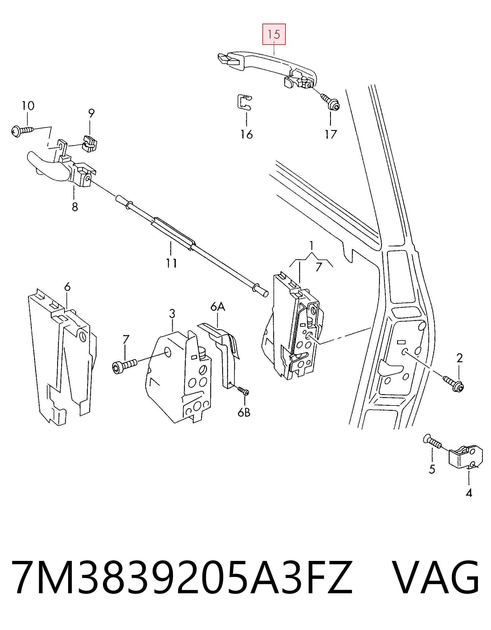 7M3839205A3FZ VAG