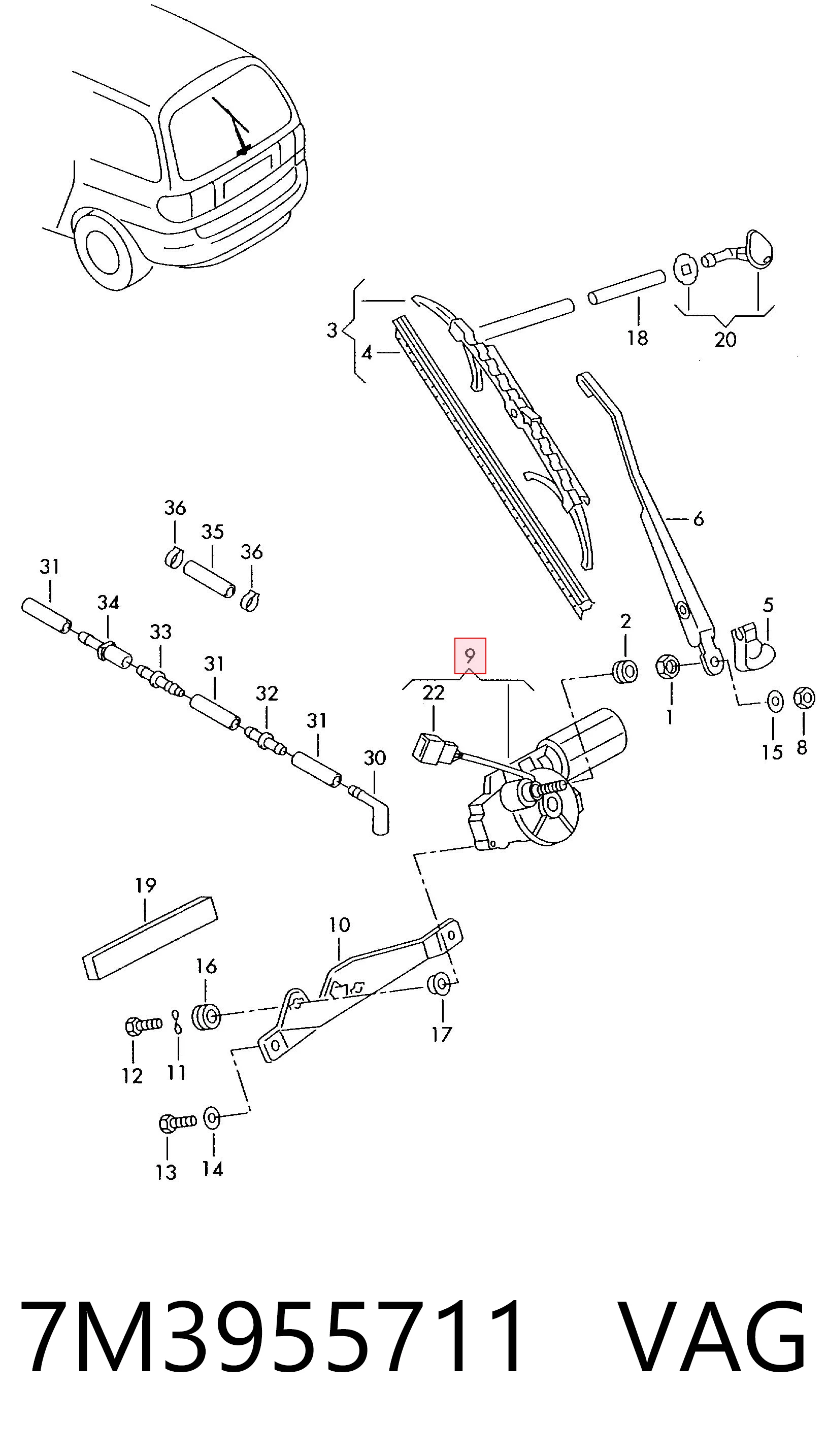 7M3955711 VAG