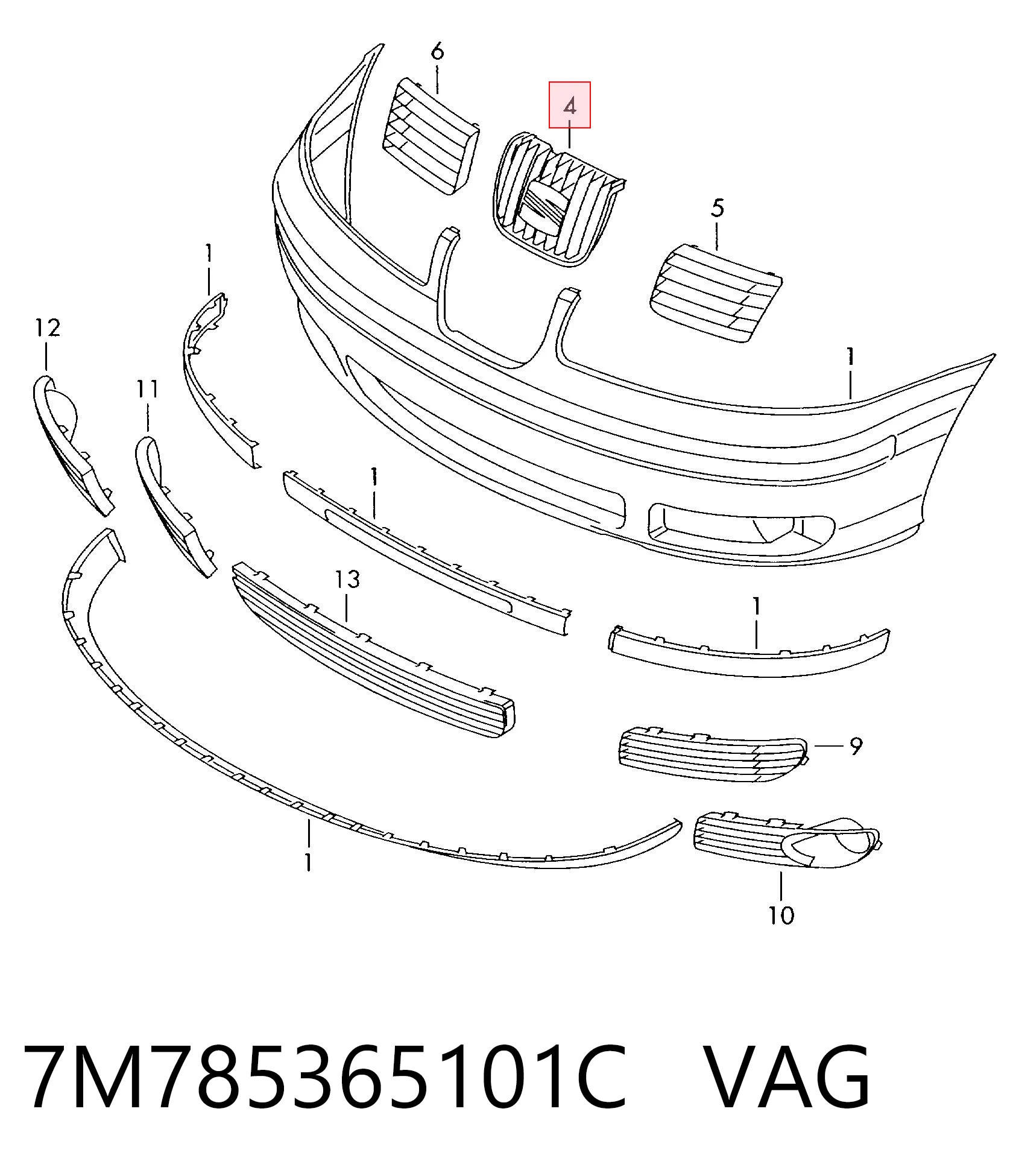 7M785365101C VAG