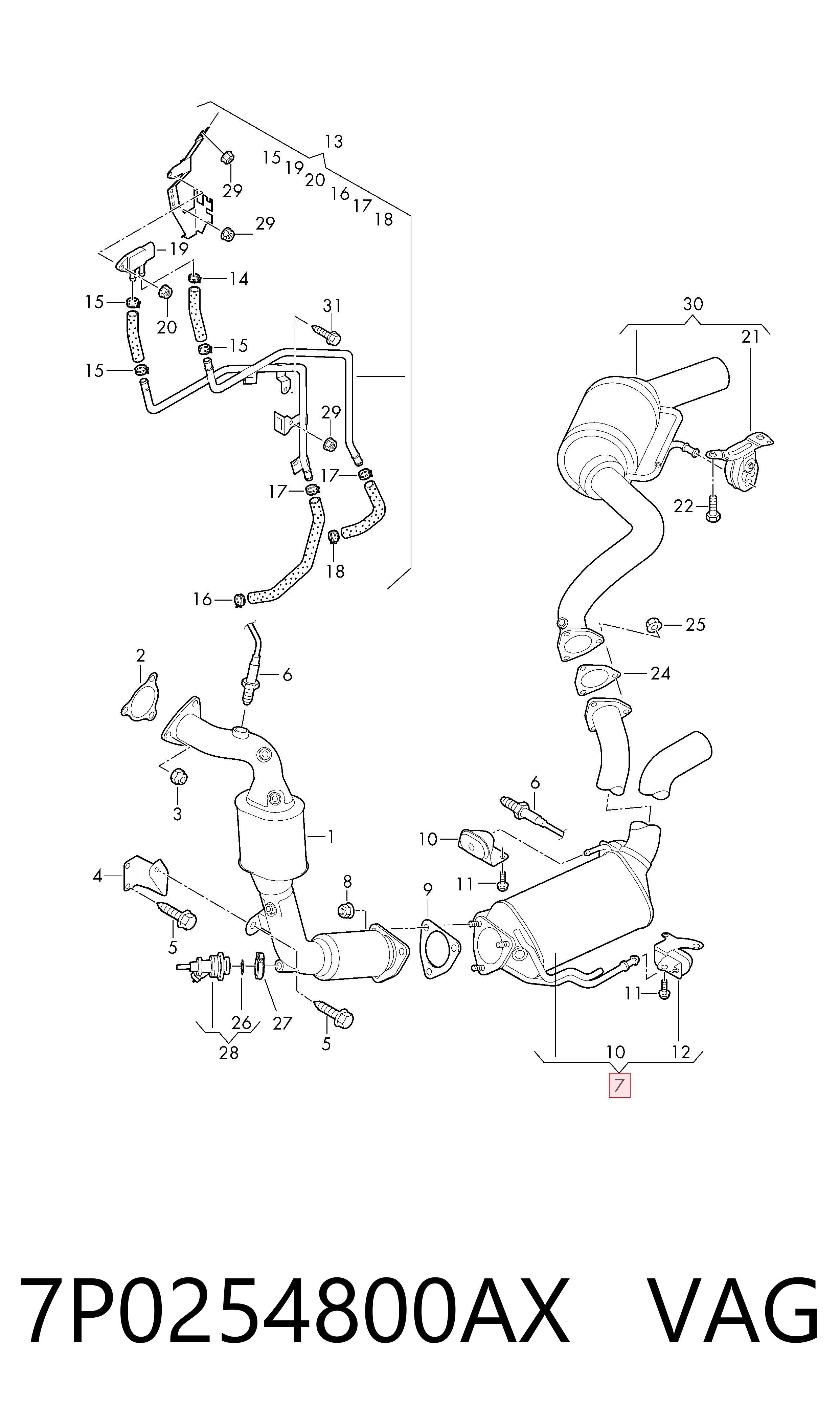 7P0254800AX VAG