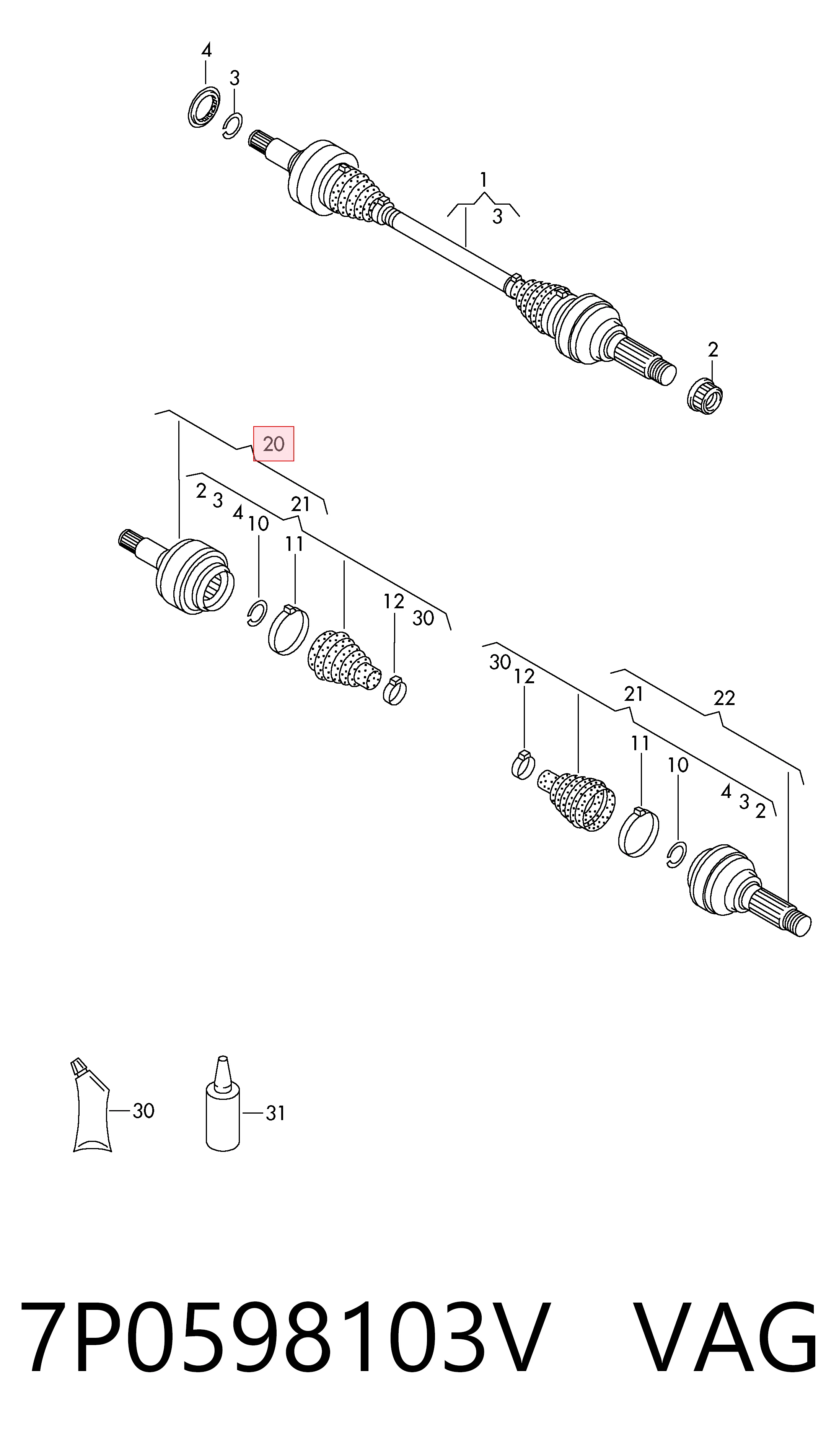 7P0598103V VAG