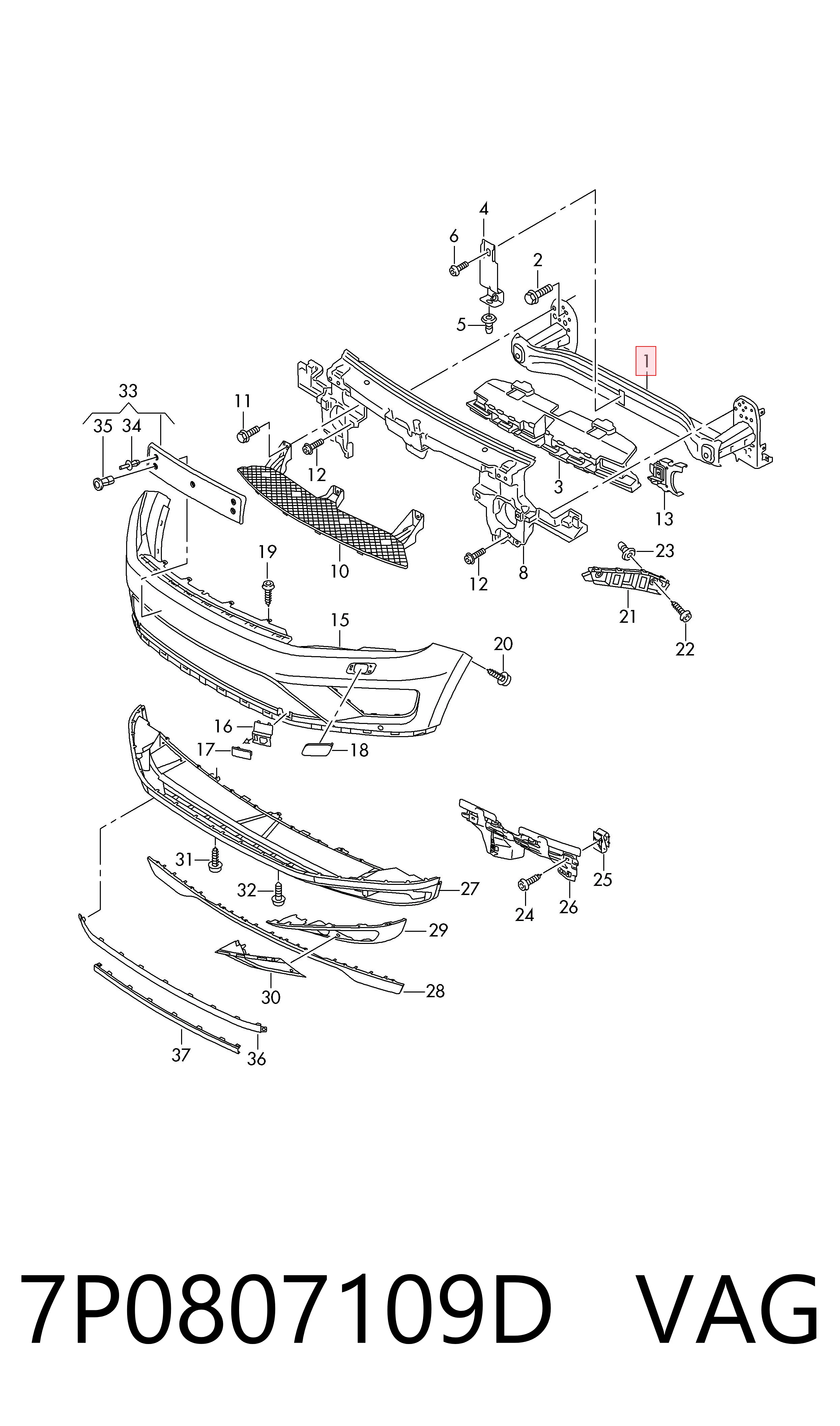 7P0807109D VAG
