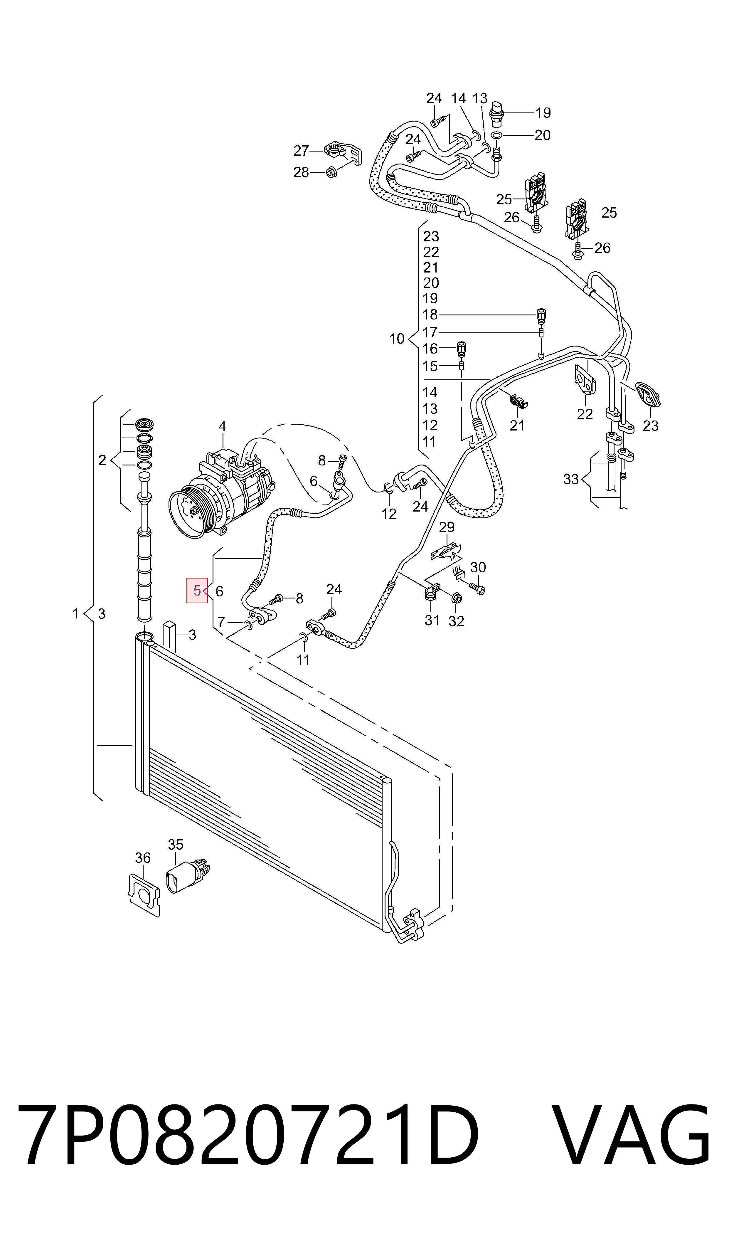 7P0820721D VAG