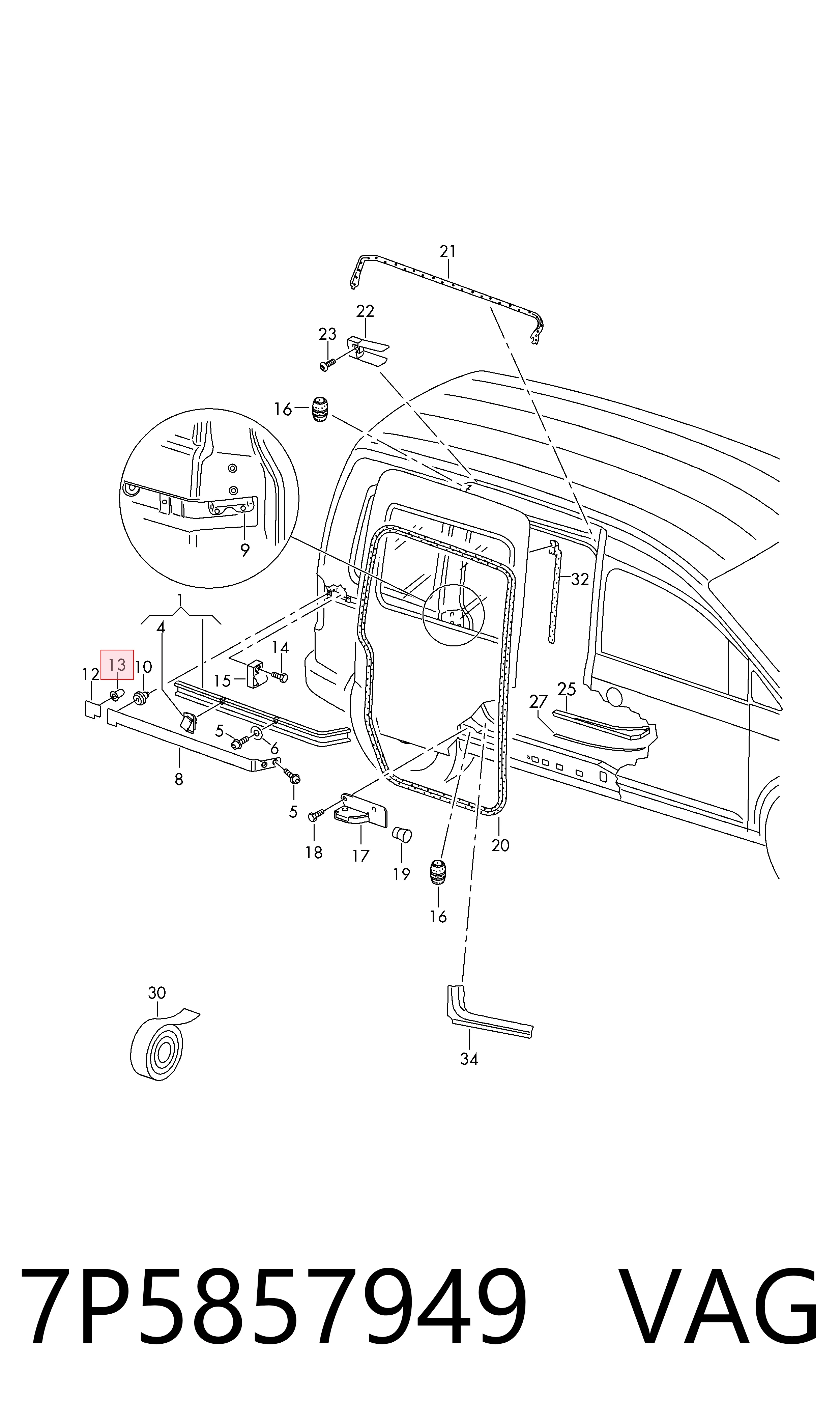 7P5857949 VAG