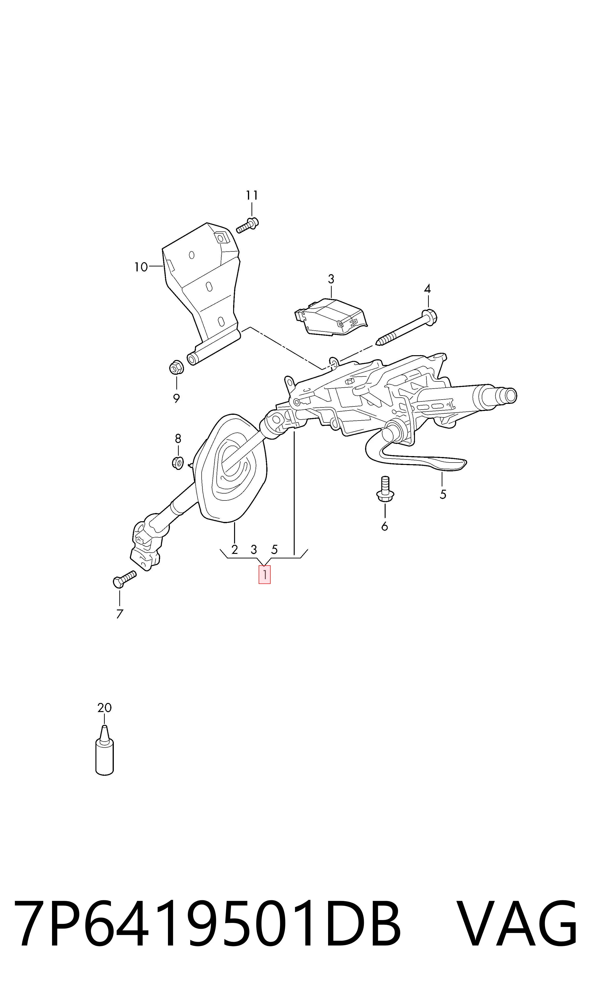 7P6419501DB VAG