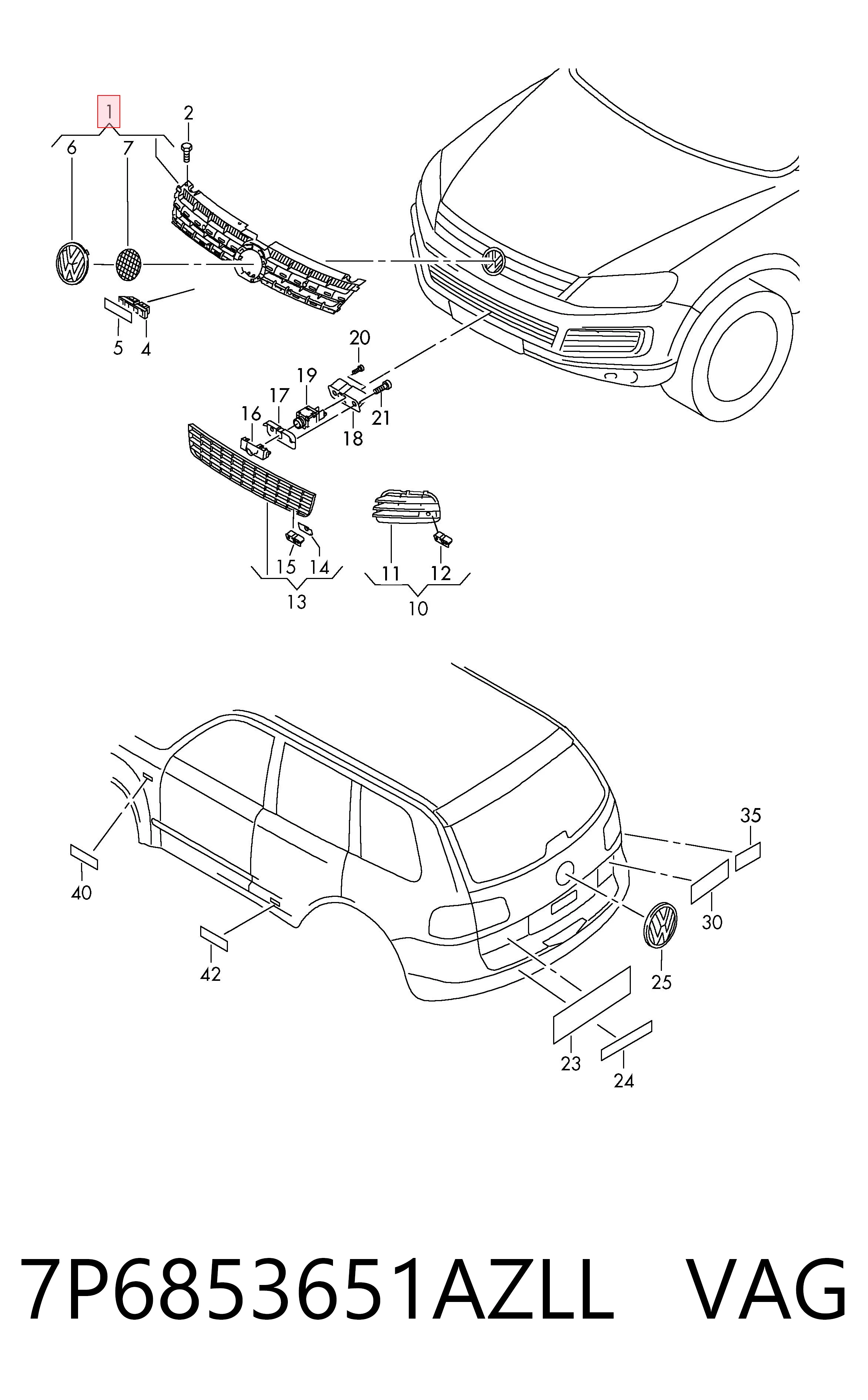 Comprar  Touareg II 7P5, 7P6