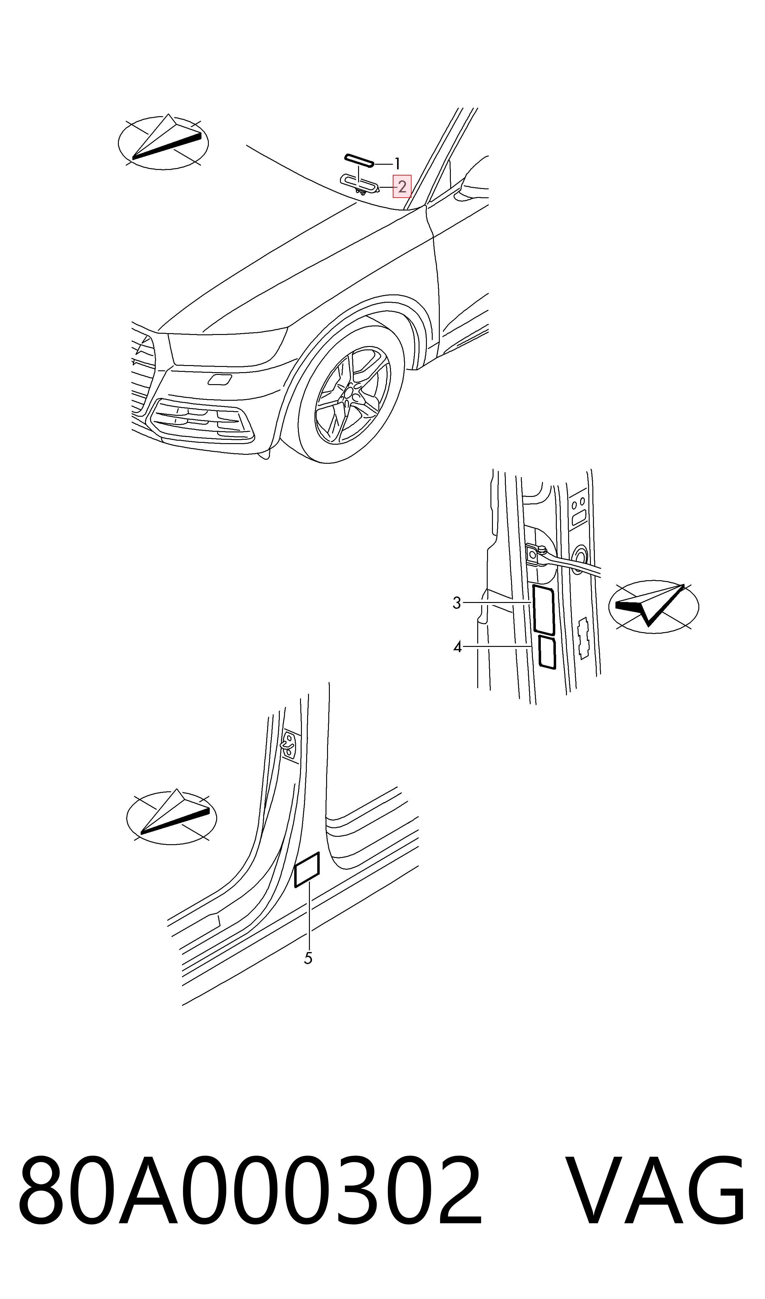 80A000302 VAG