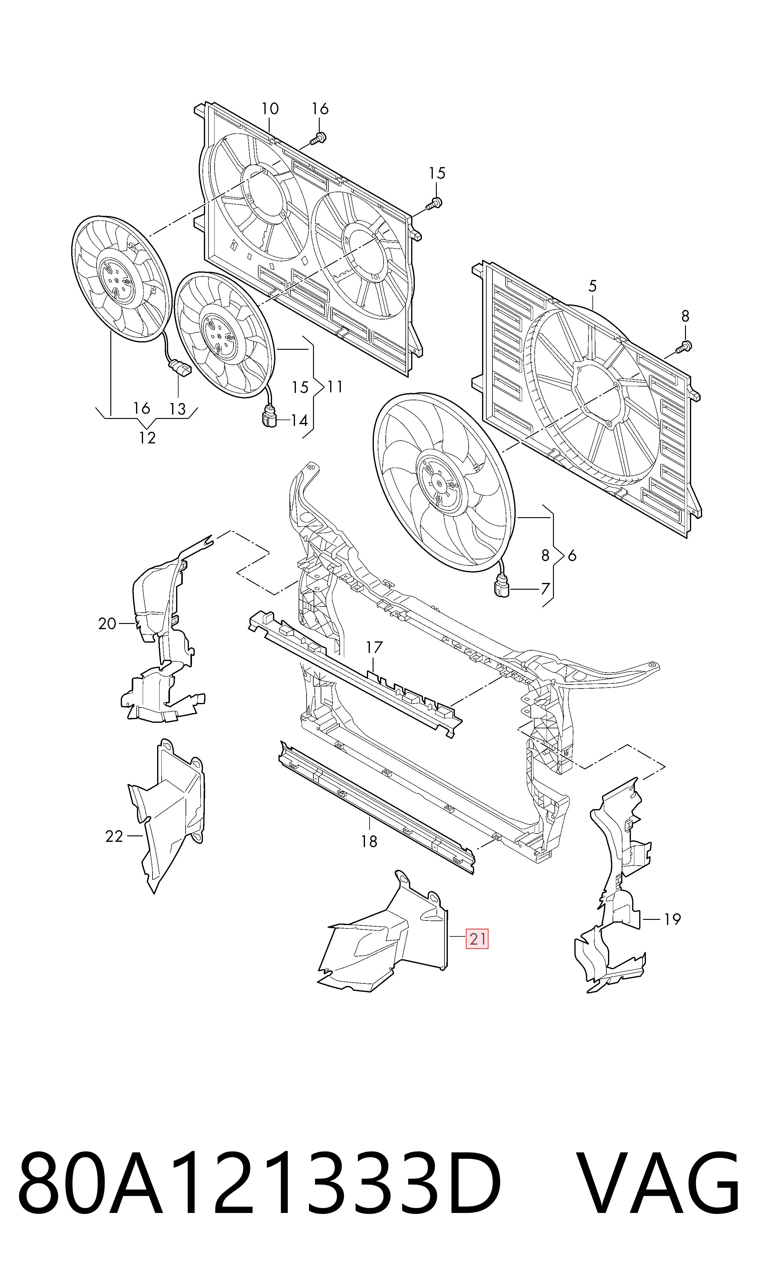 80A121333D VAG