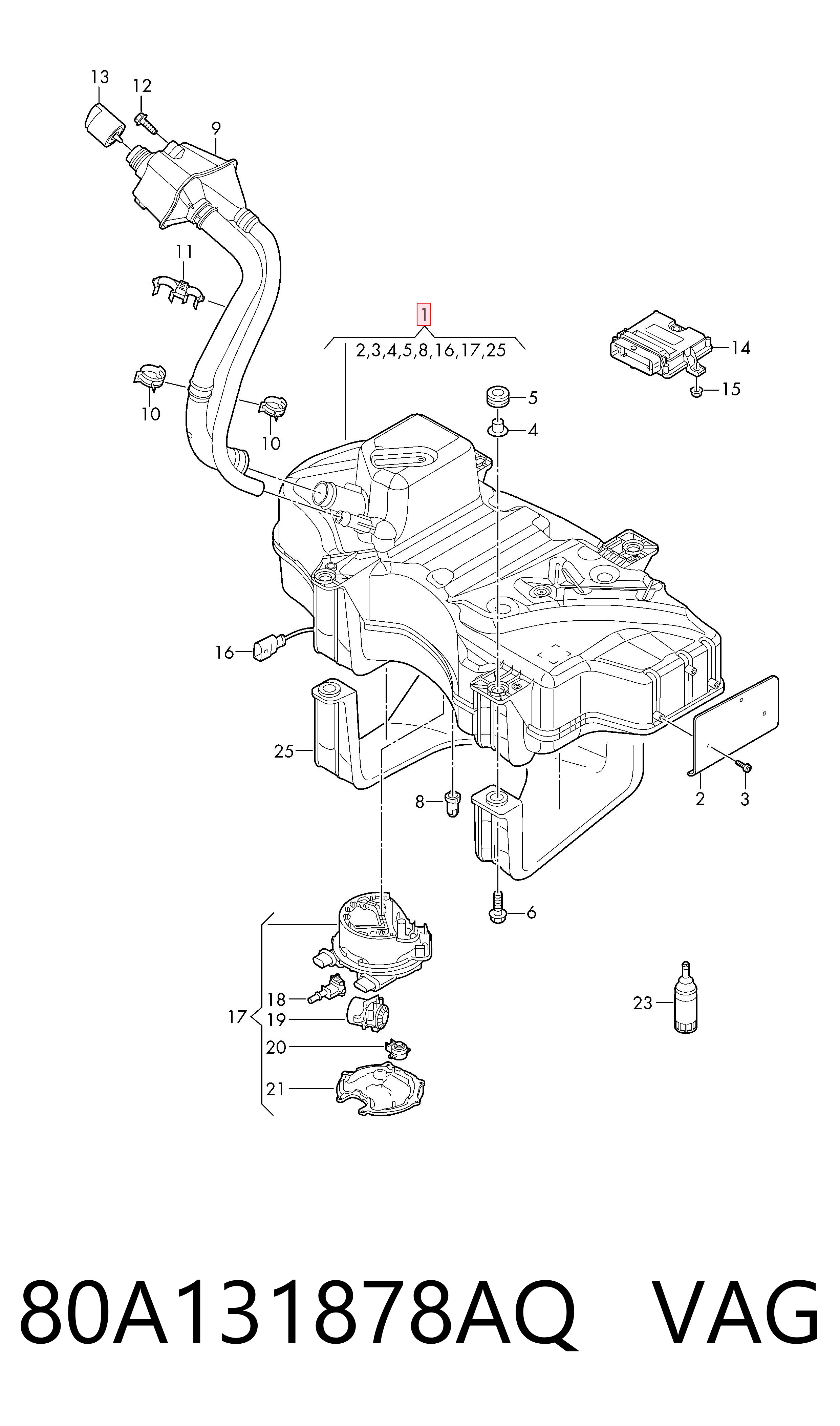 80A131878AQ VAG 