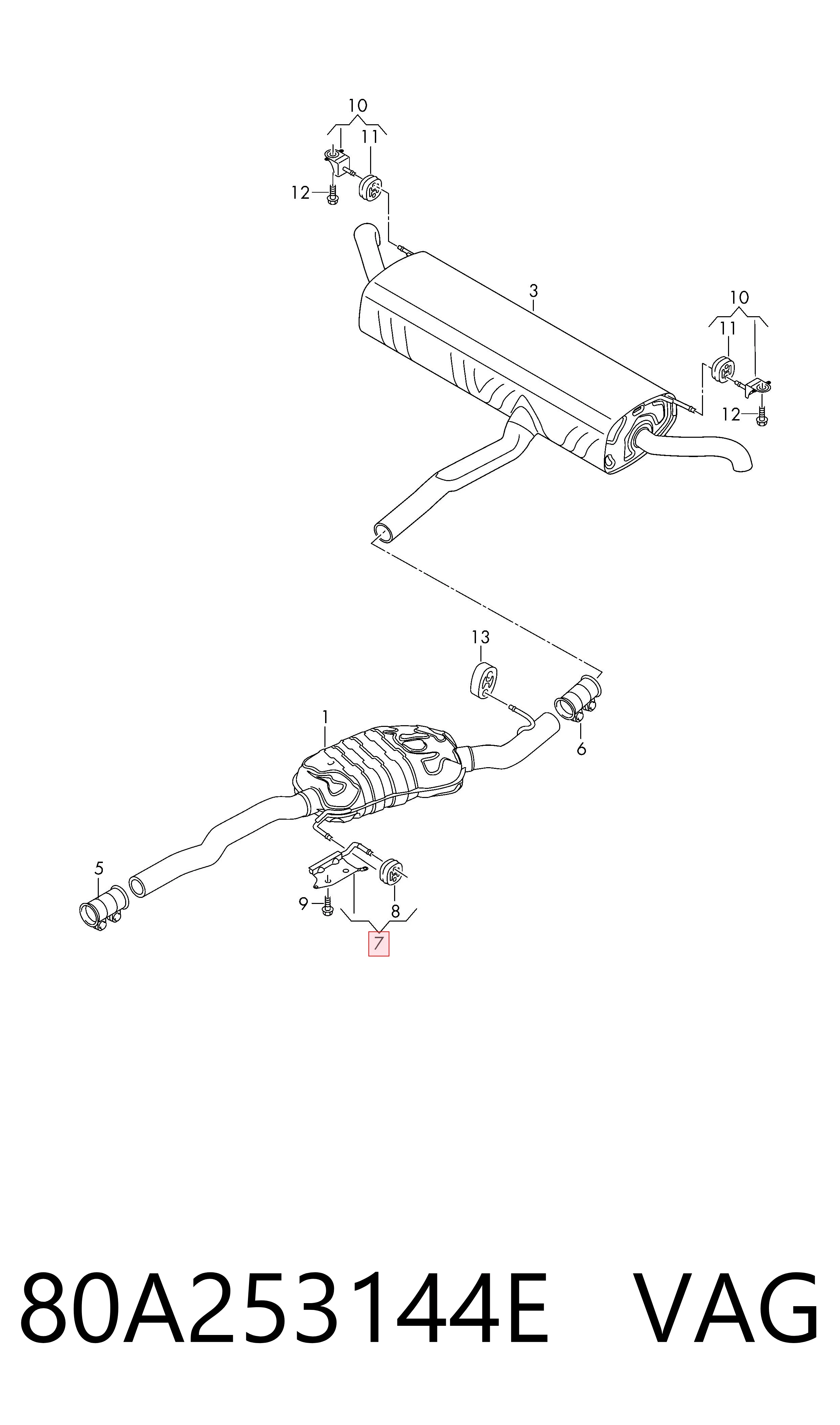  VAG 80A253144E preço, a partir de 50,16 USD