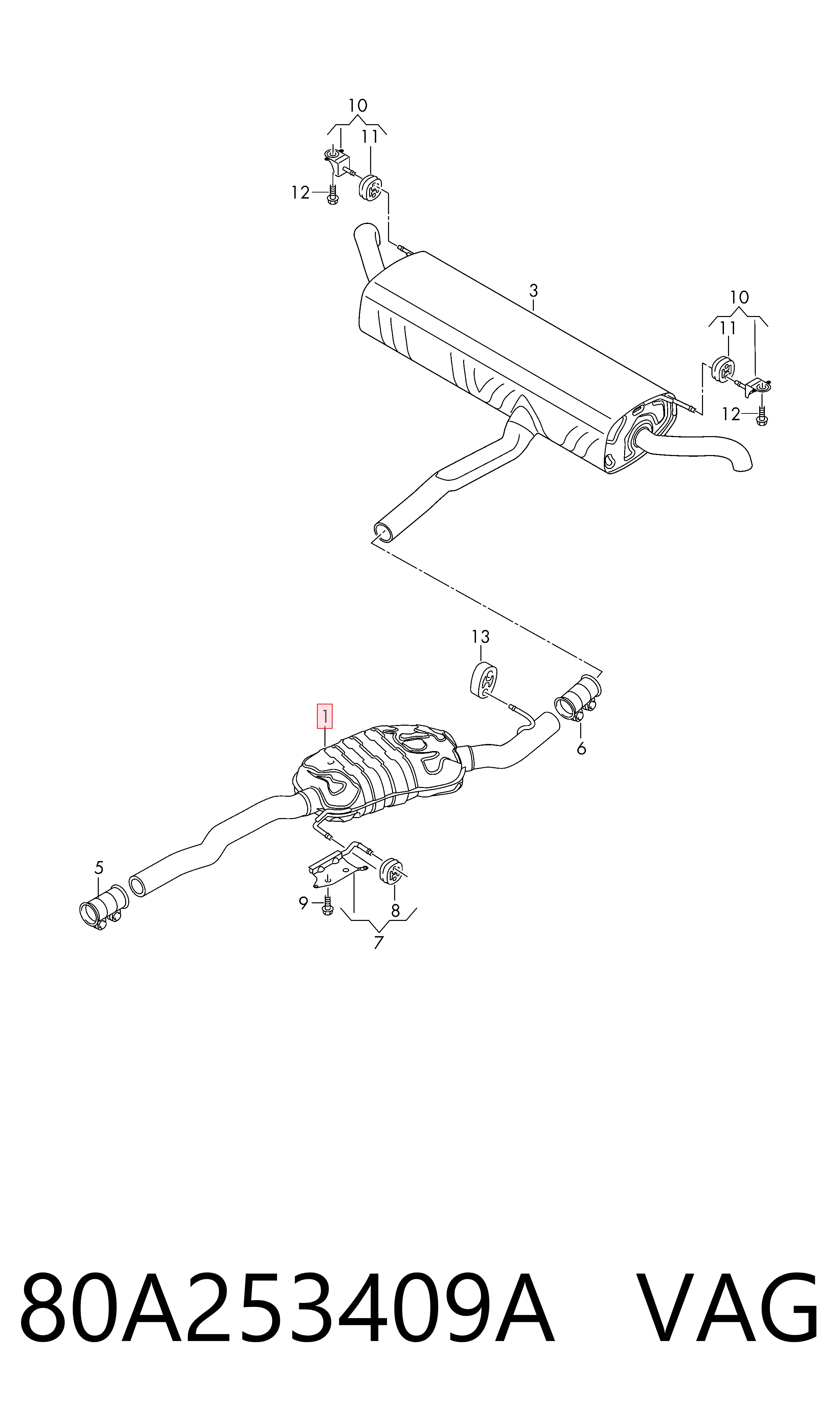 80A253409A VAG