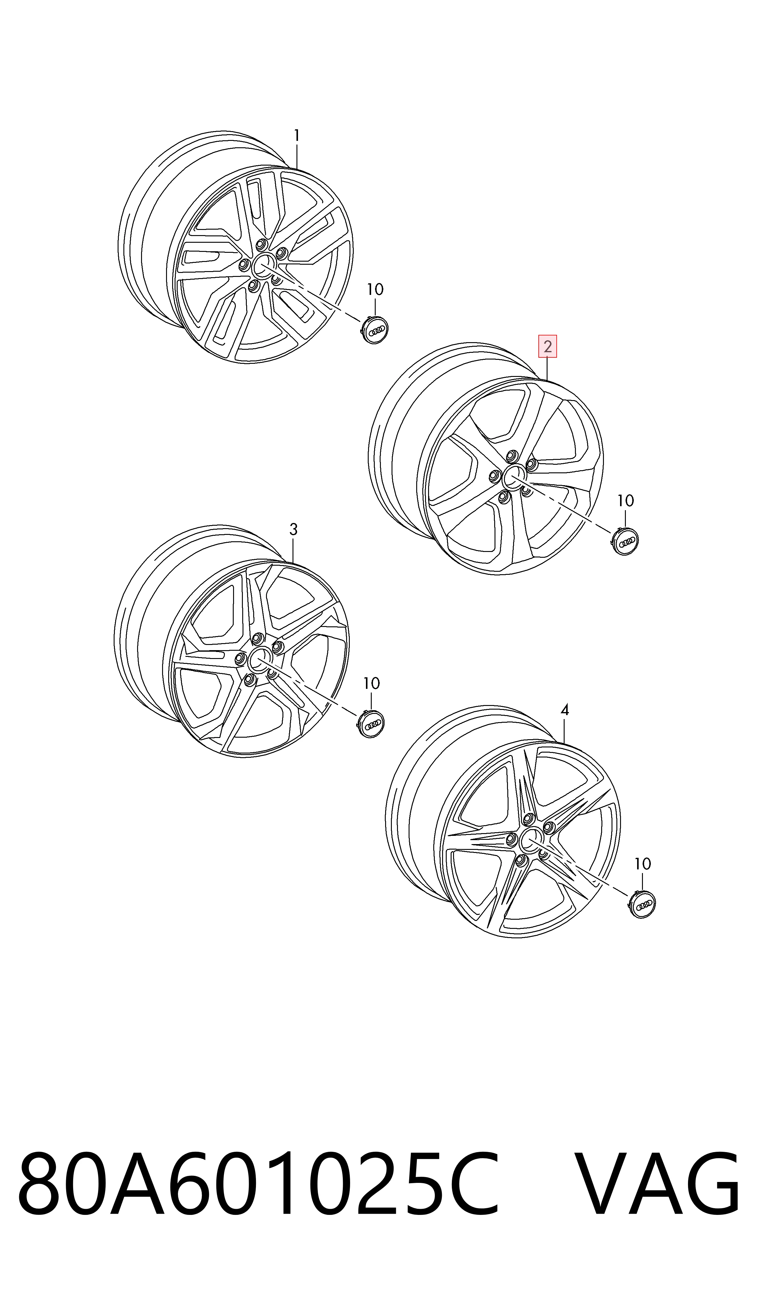 80A601025C VAG