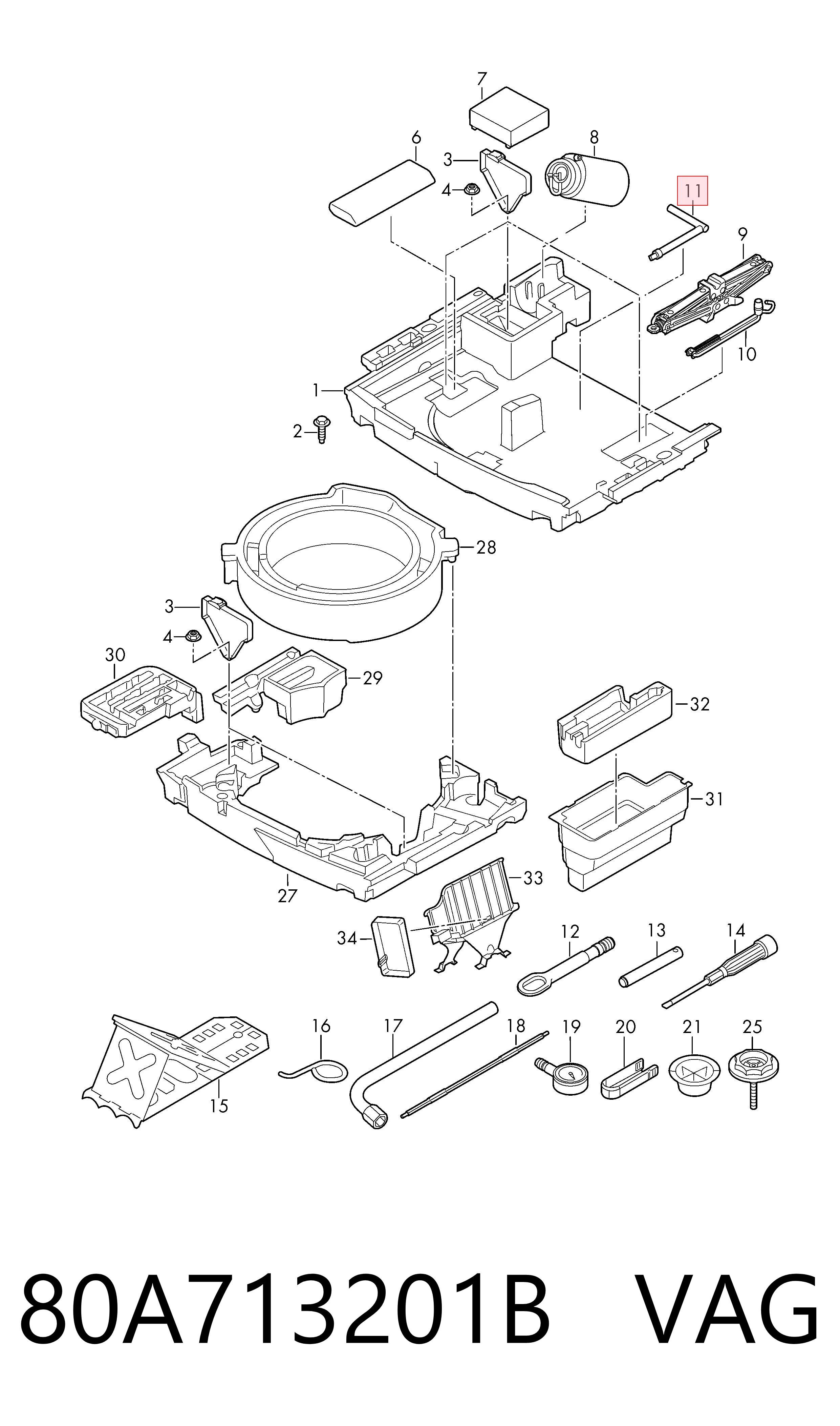 80A713201B VAG 