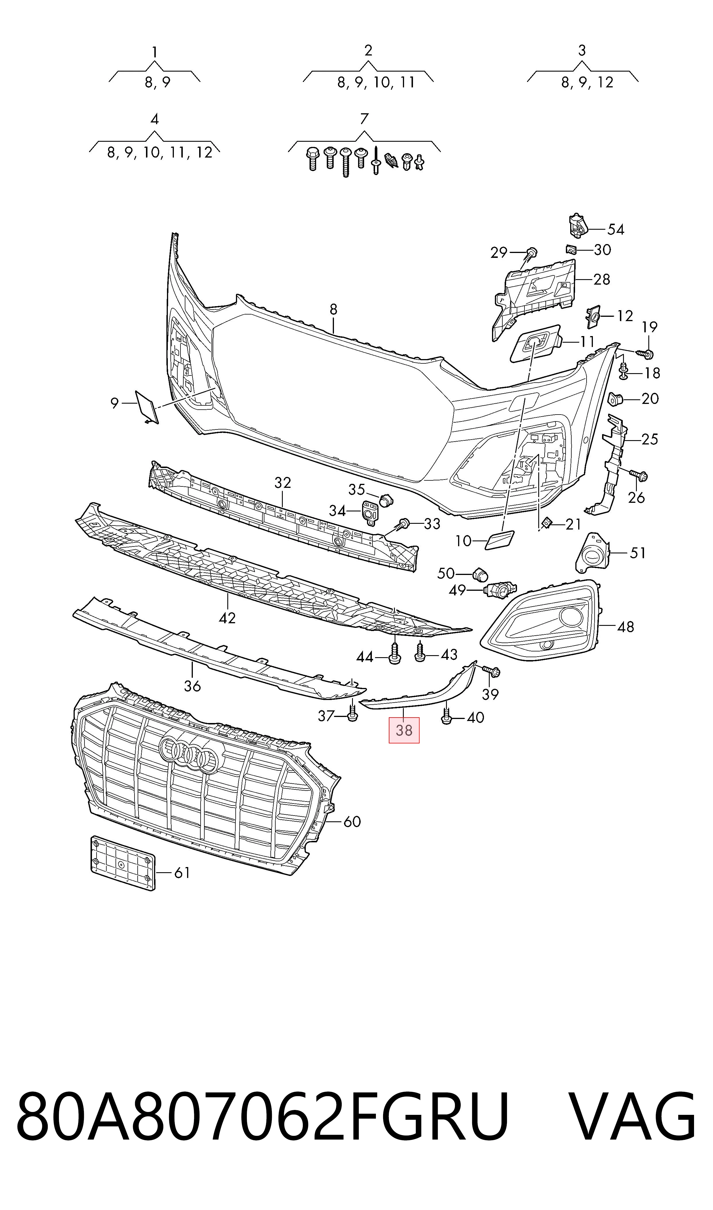 80A807062FGRU VAG