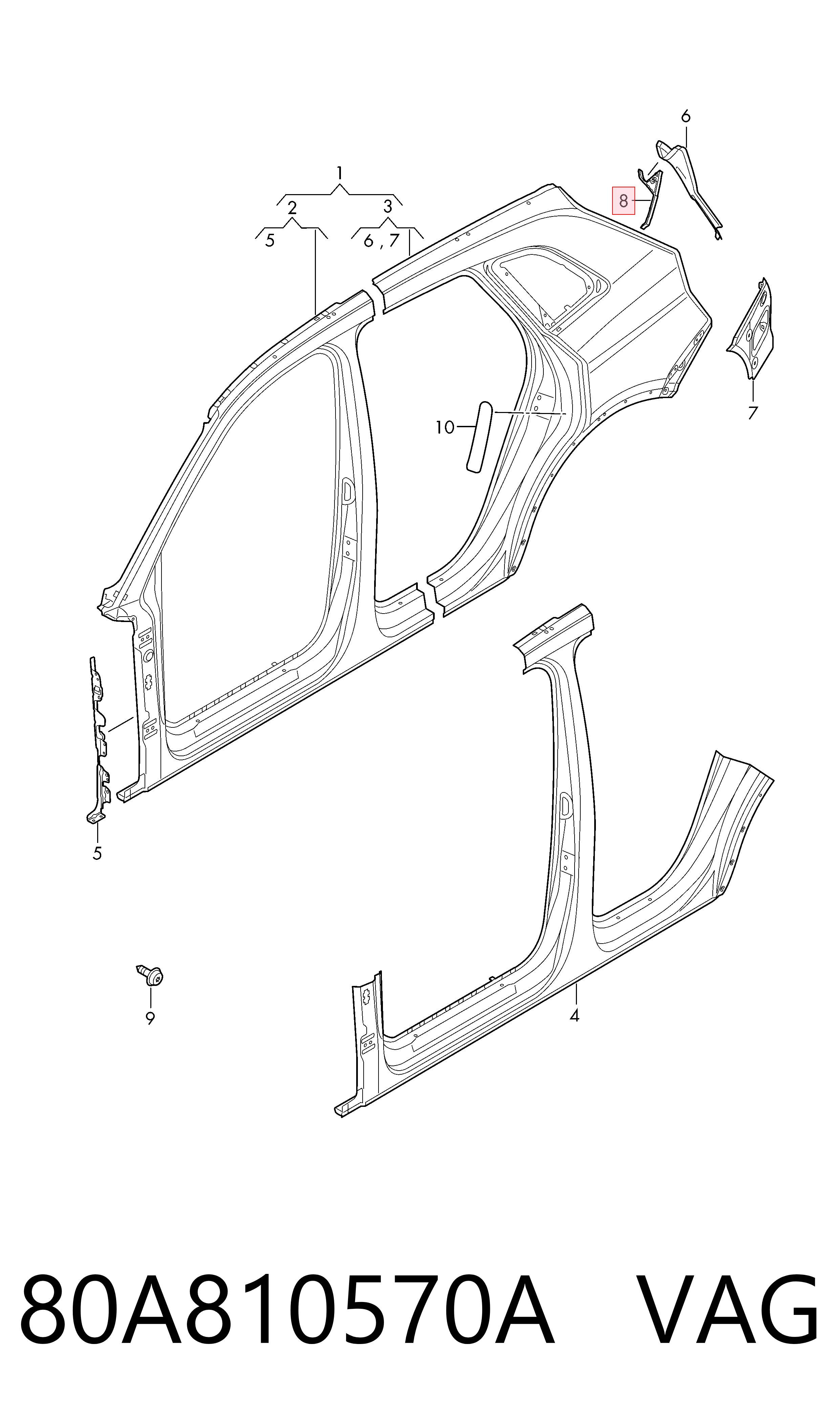 80A810570A VAG