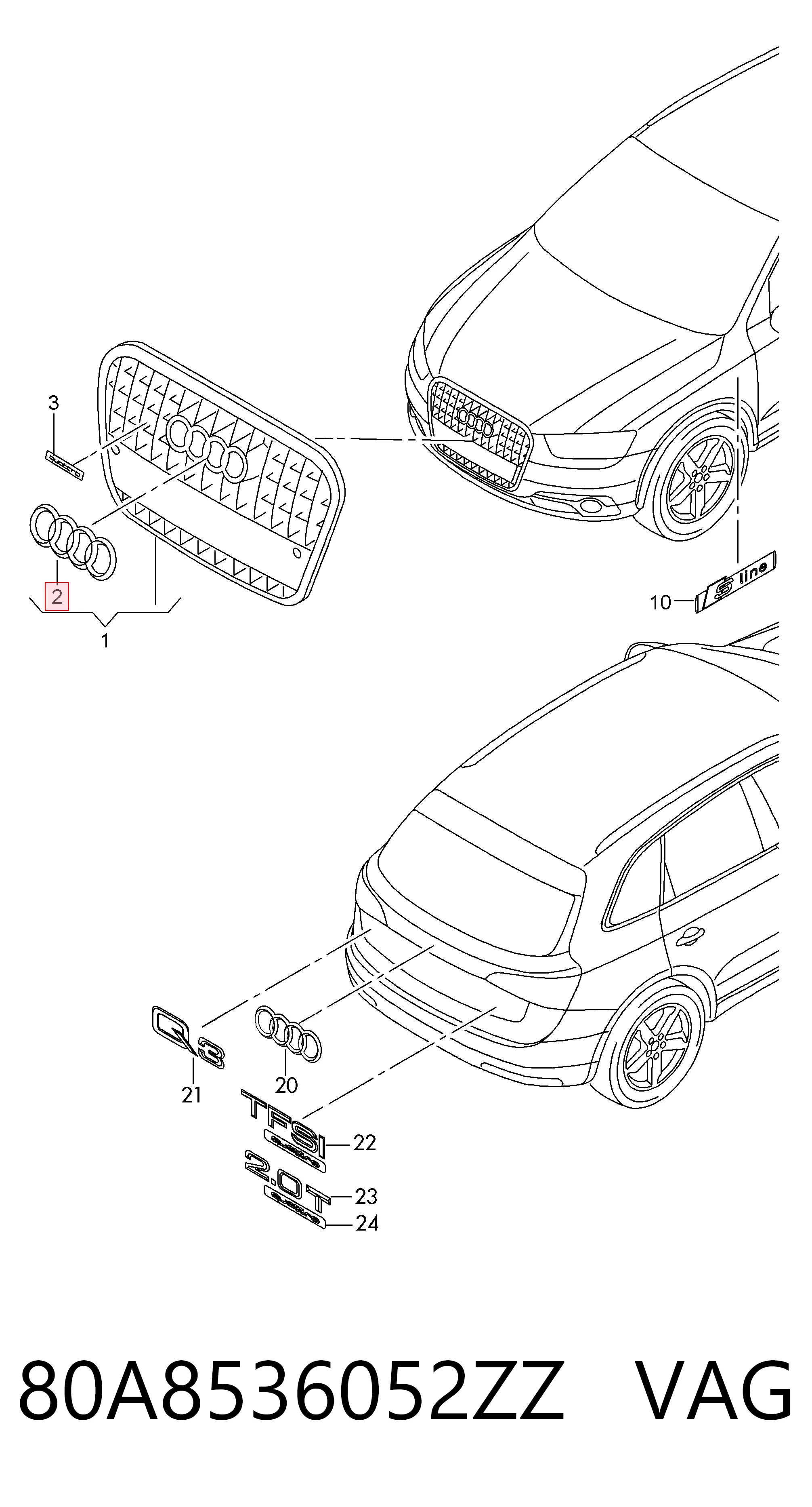 80A8536052ZZ VAG