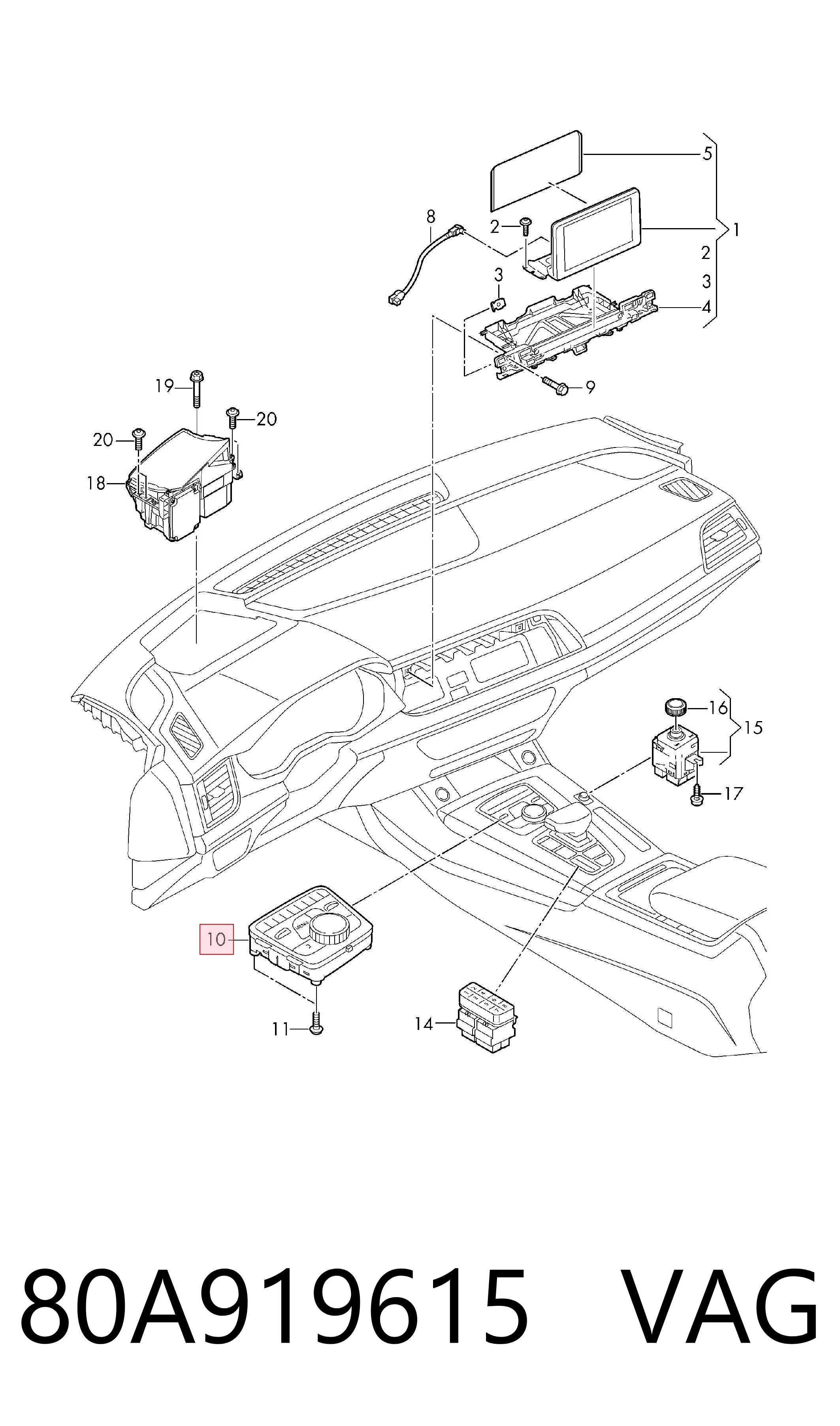 80A919615 VAG