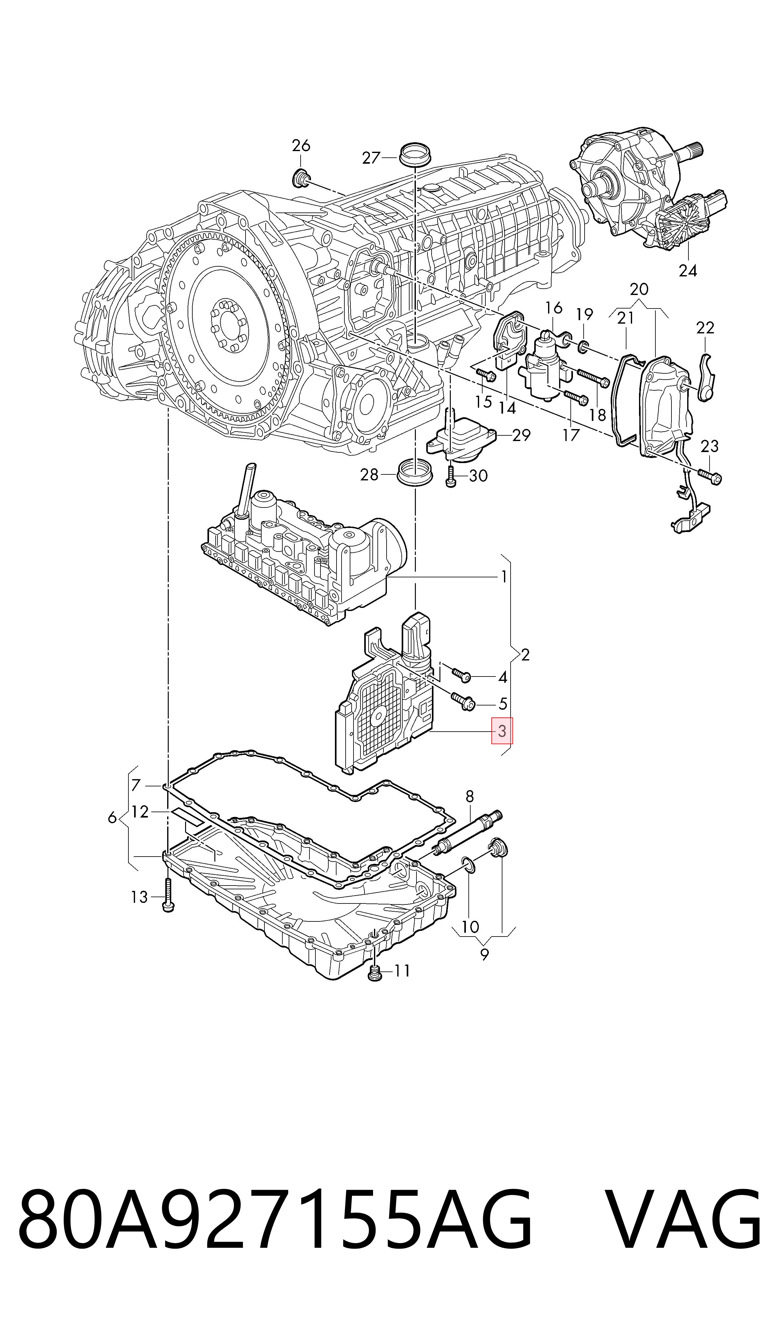 80A927155AG VAG