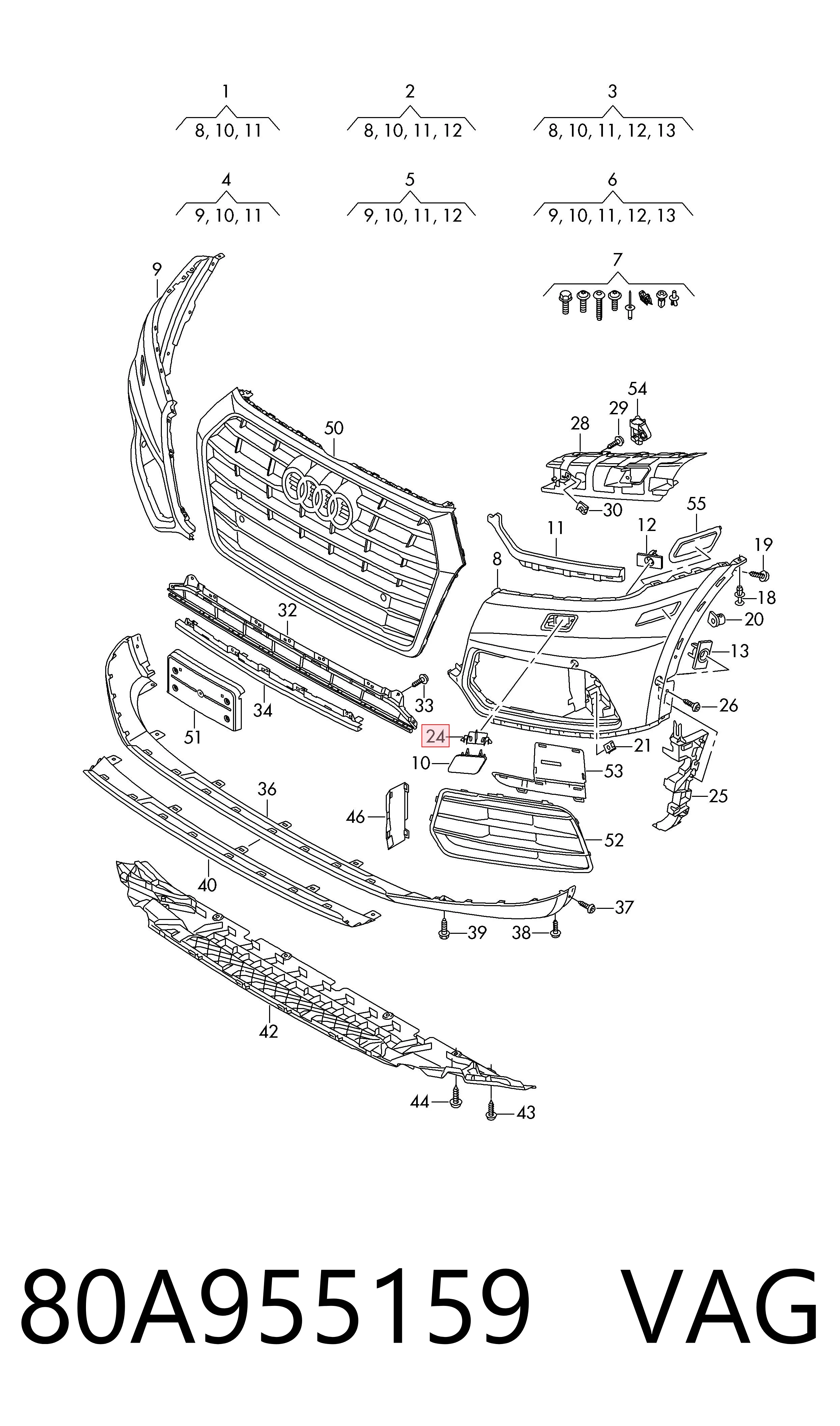 80A955159 VAG 