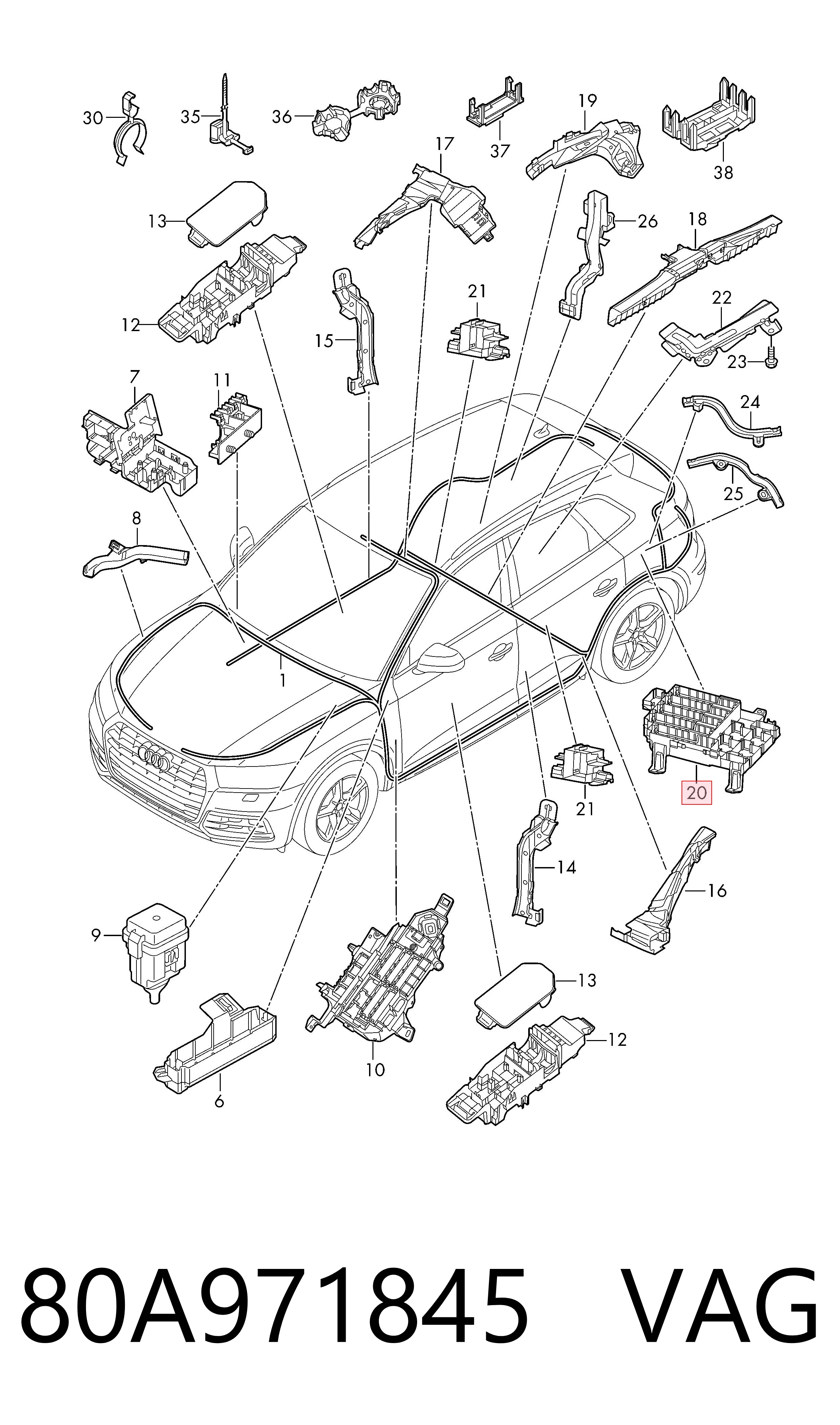 80A971845 VAG 