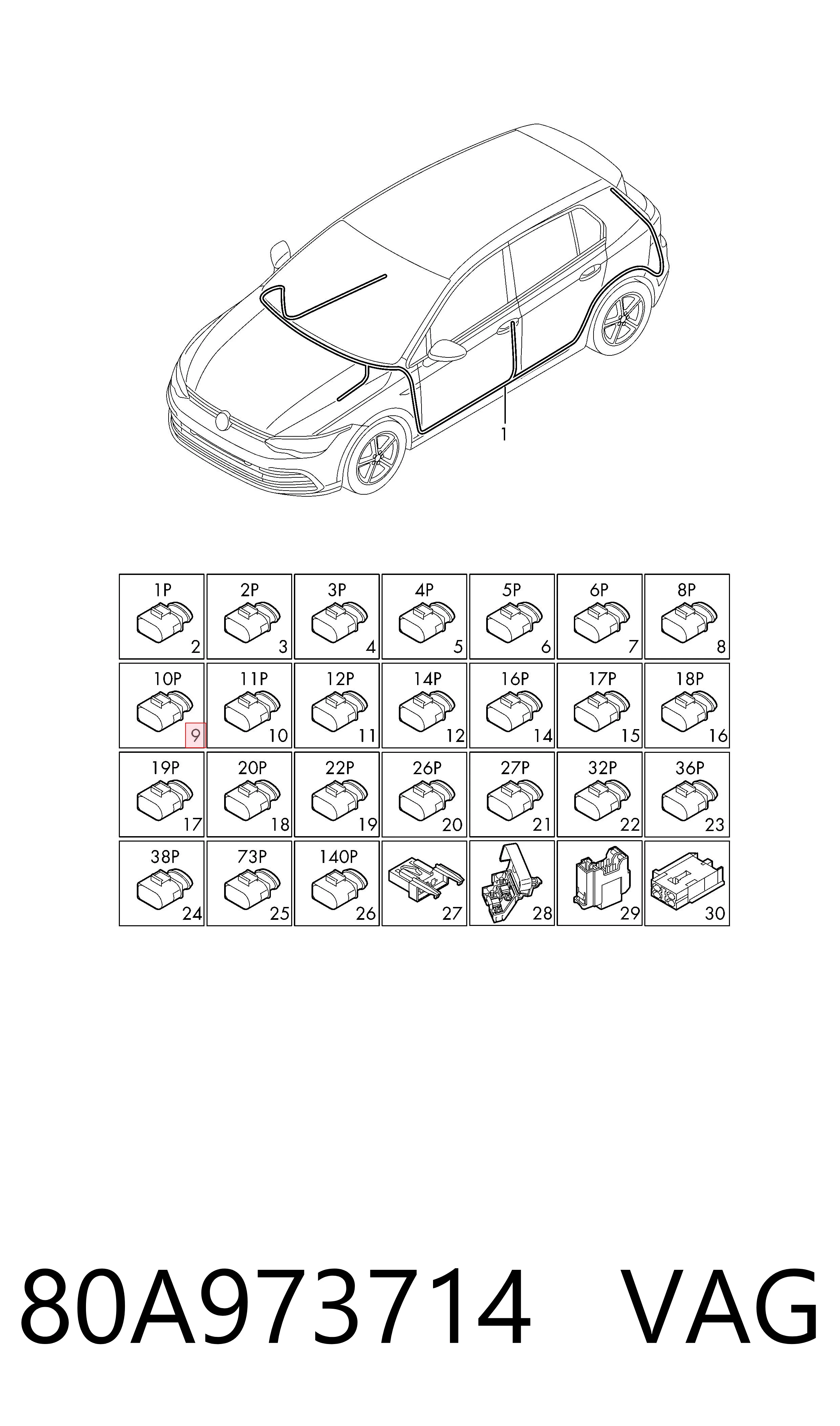 80A973714 VAG 